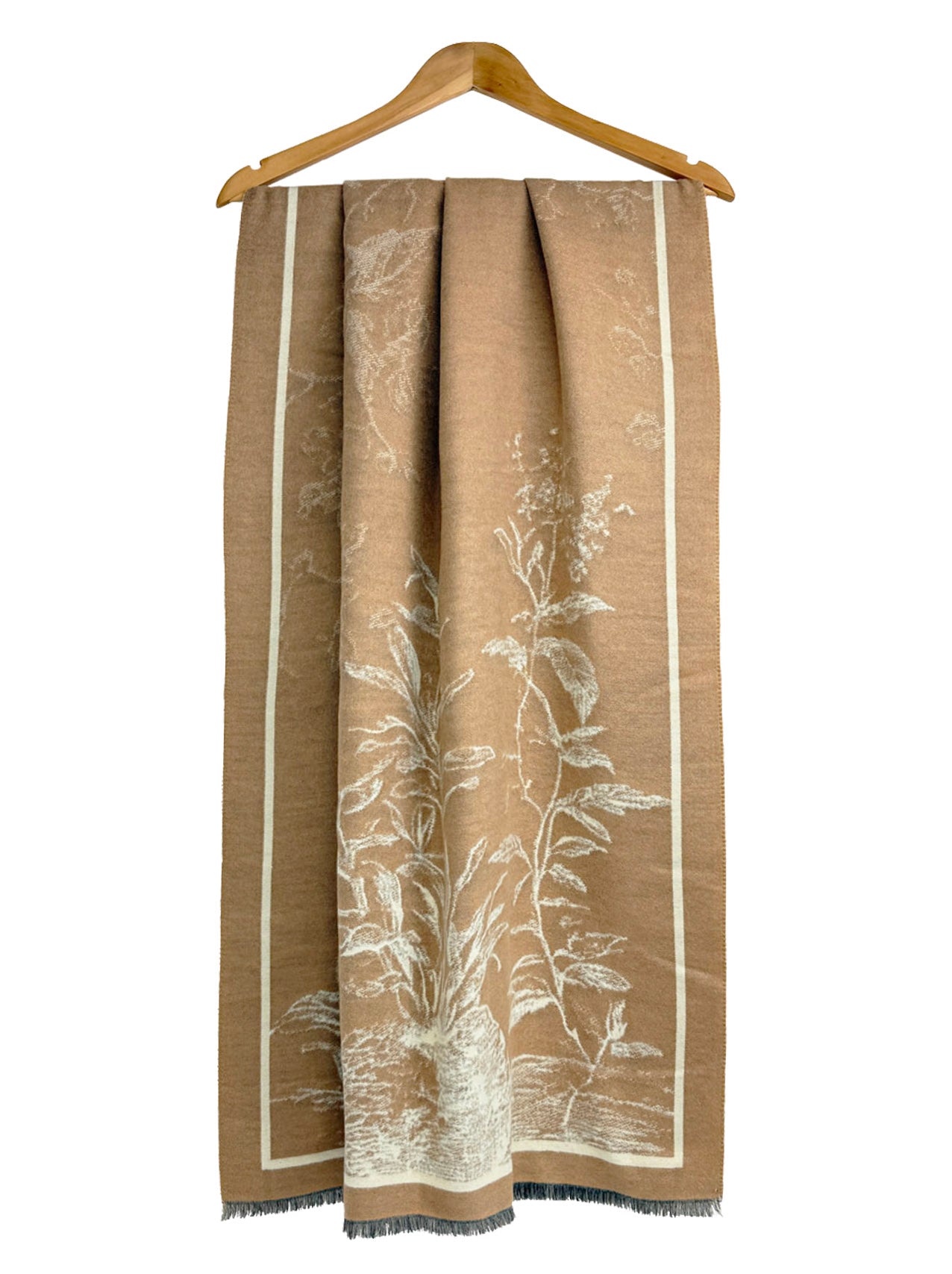SF25115-175 Soft Botanical Printing Scarf