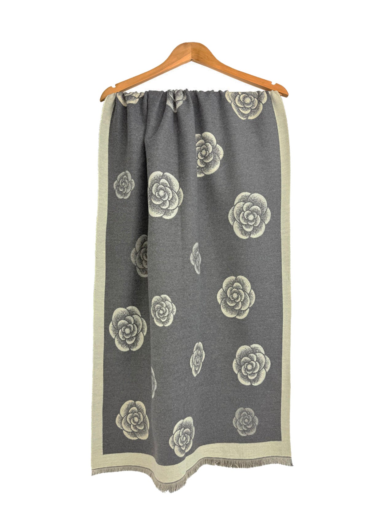 SF25115-218 Elegant Floral Printing Scarf