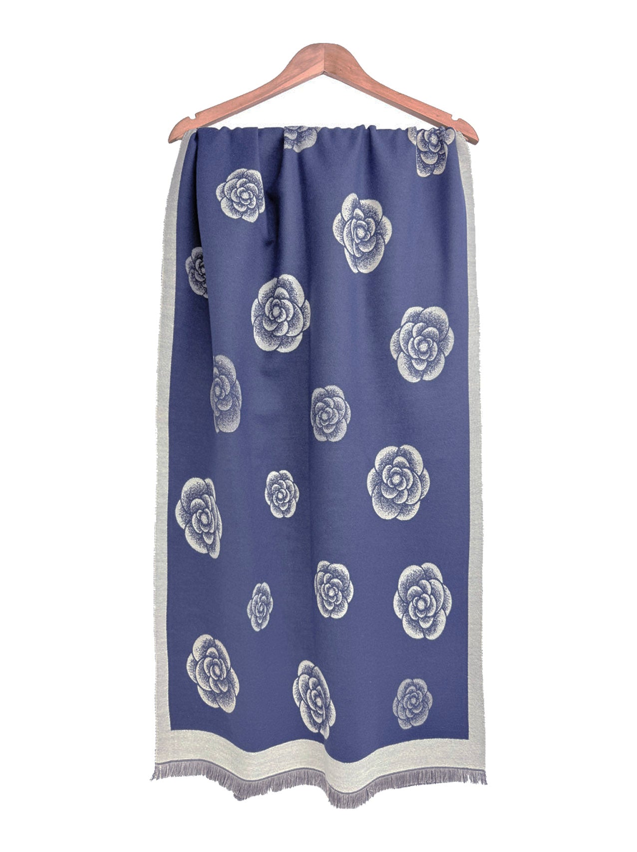 SF25115-218 Elegant Floral Printing Scarf