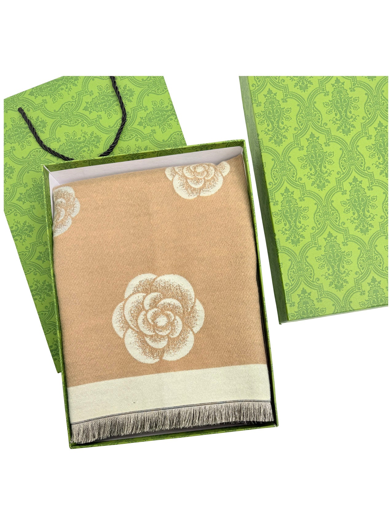 SF25115-218 Elegant Floral Printing Scarf