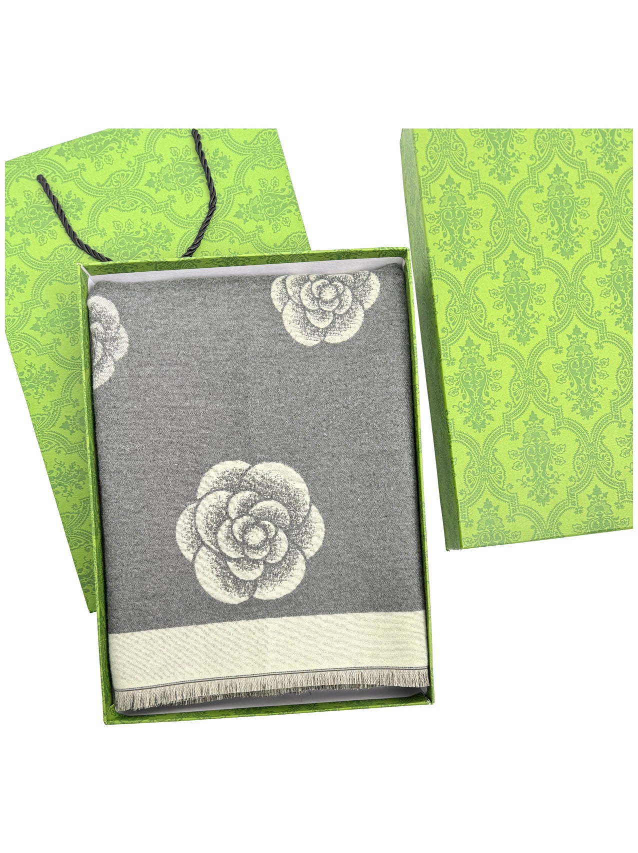 SF25115-218 Elegant Floral Printing Scarf