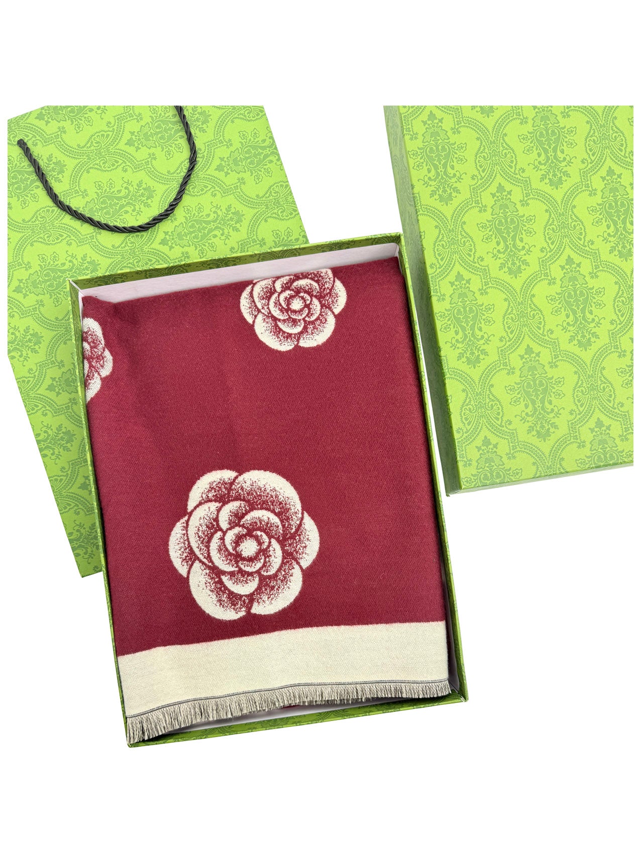 SF25115-218 Elegant Floral Printing Scarf