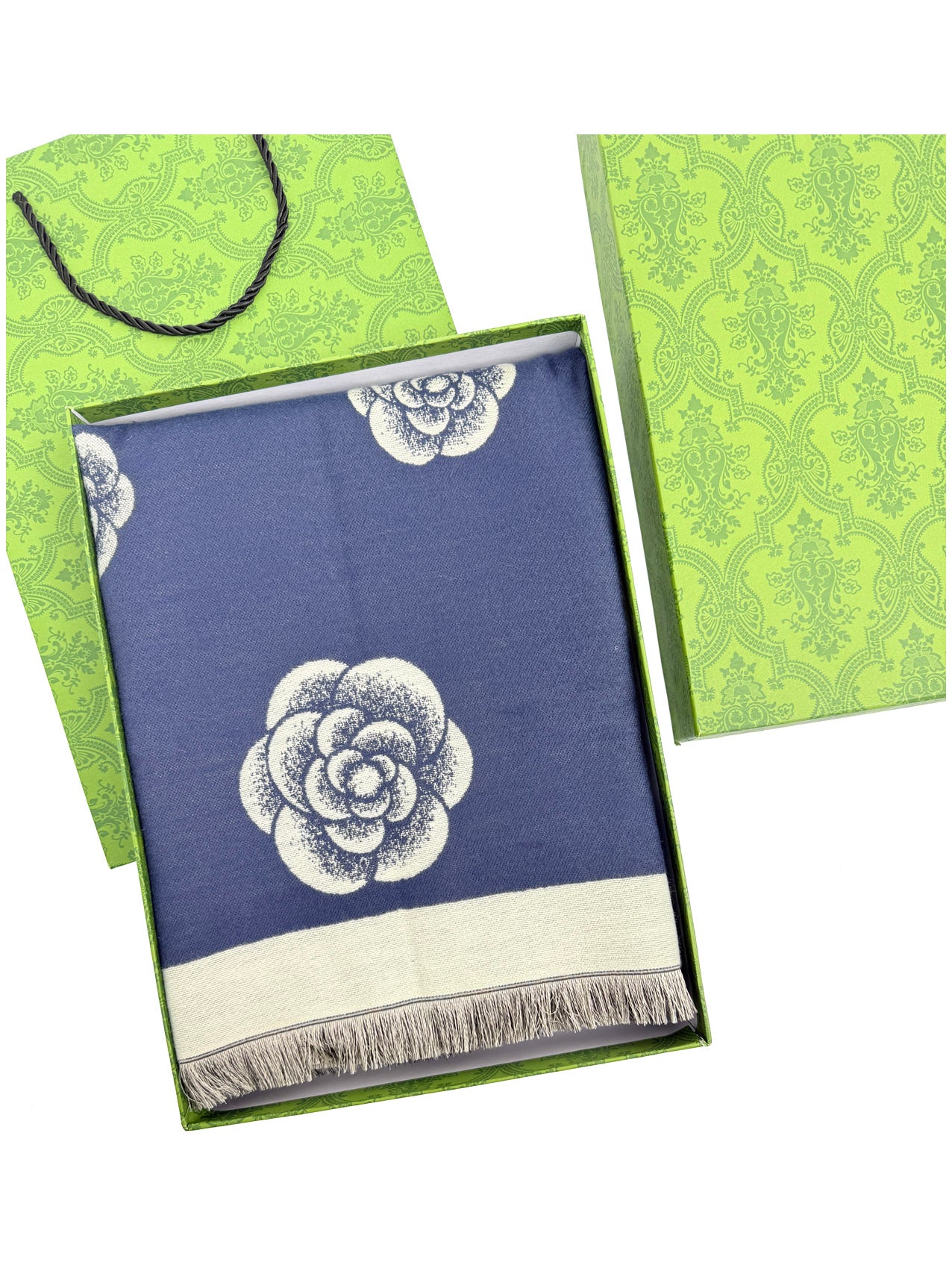 SF25115-218 Elegant Floral Printing Scarf
