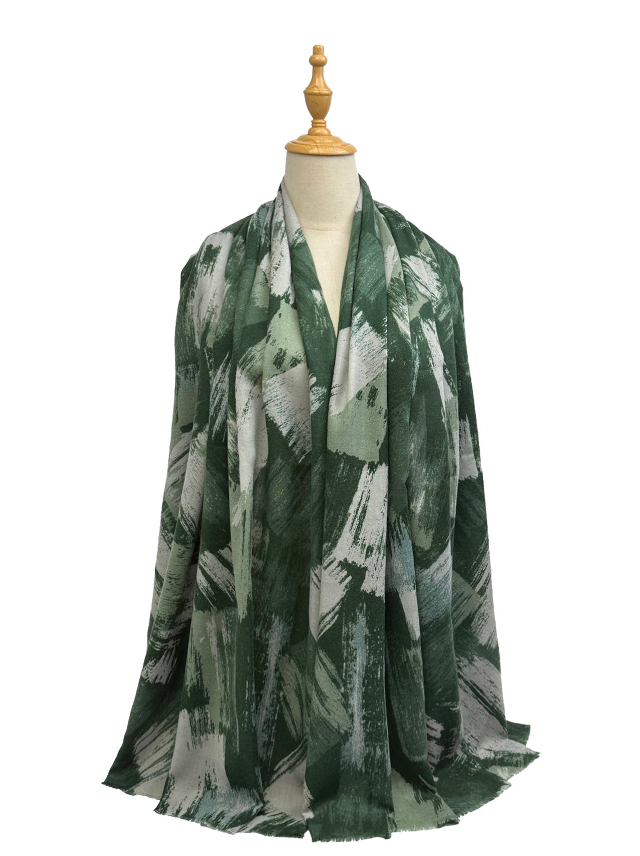 SF25115-290 Soft Abstract Art Printing Scarf