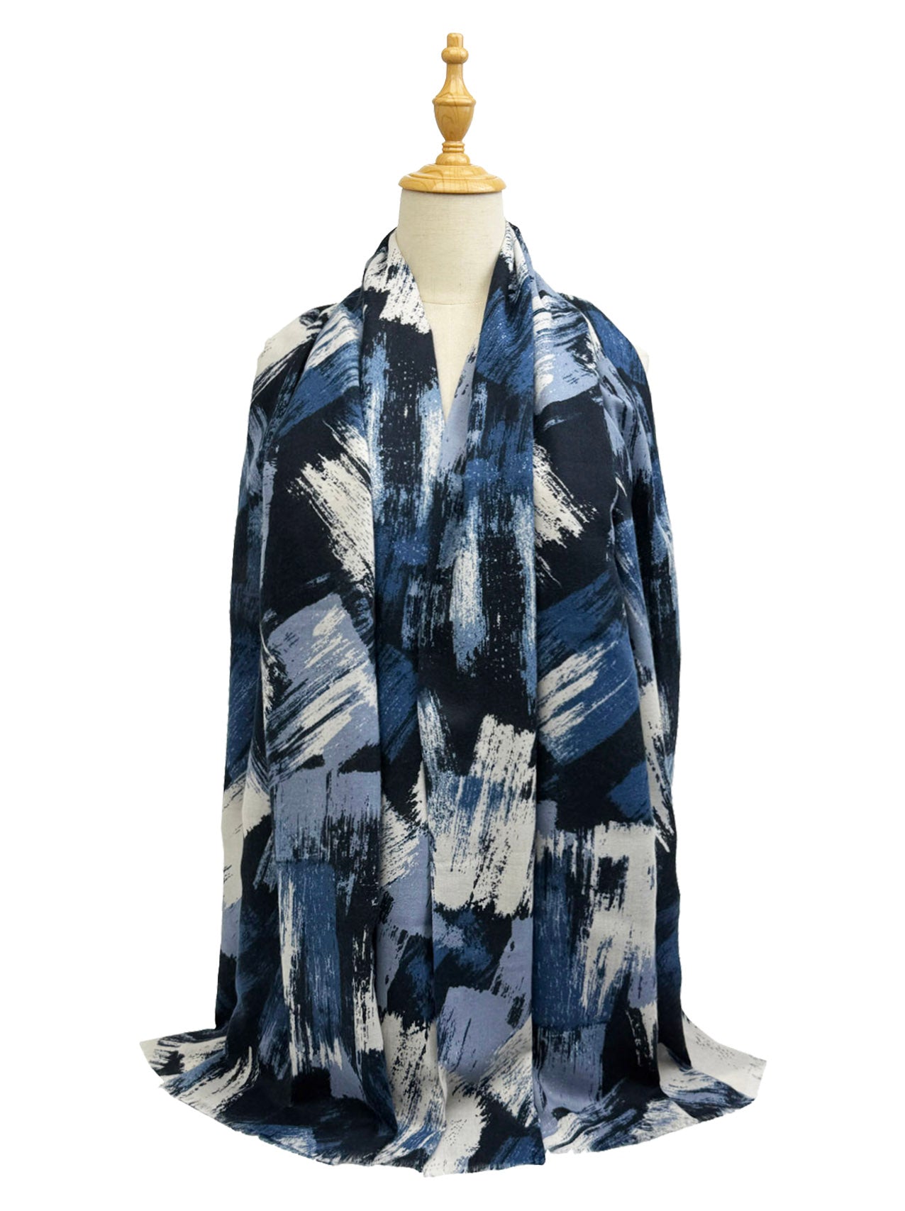 SF25115-290 Soft Abstract Art Printing Scarf