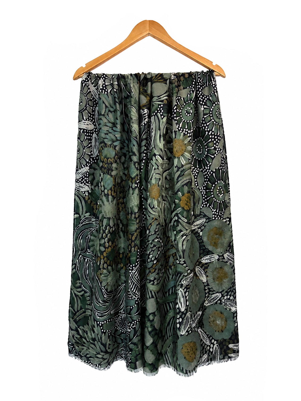 SF26090-404 Artisan Botanical Print Scarf