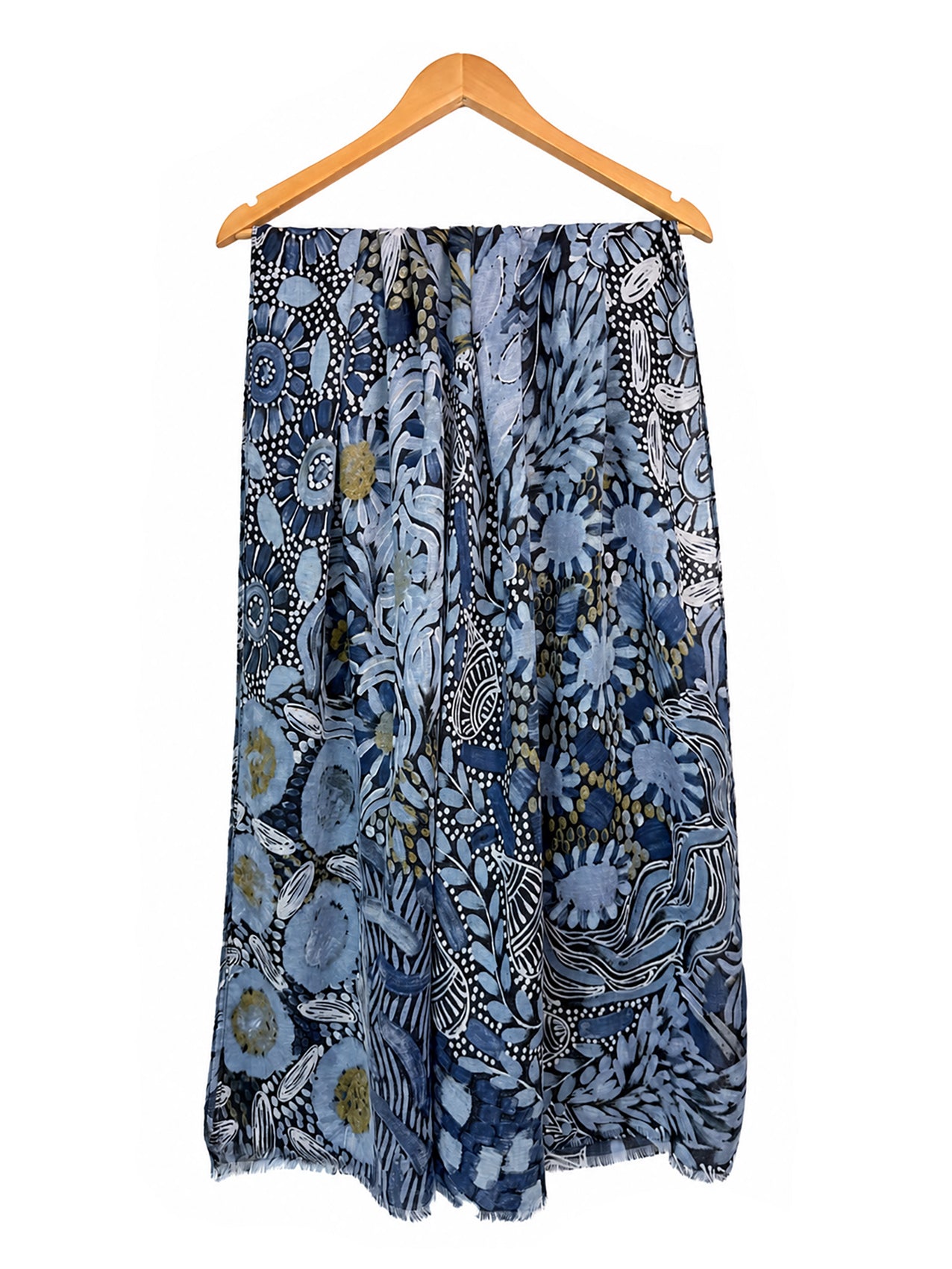 SF26090-404 Artisan Botanical Print Scarf