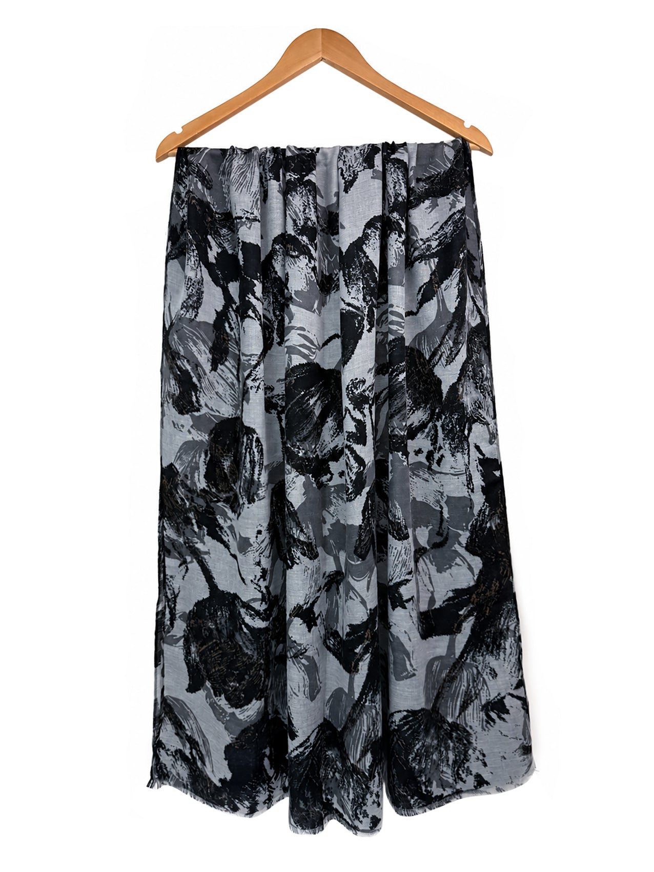 SF26090-423 Expressive Floral Print Scarf