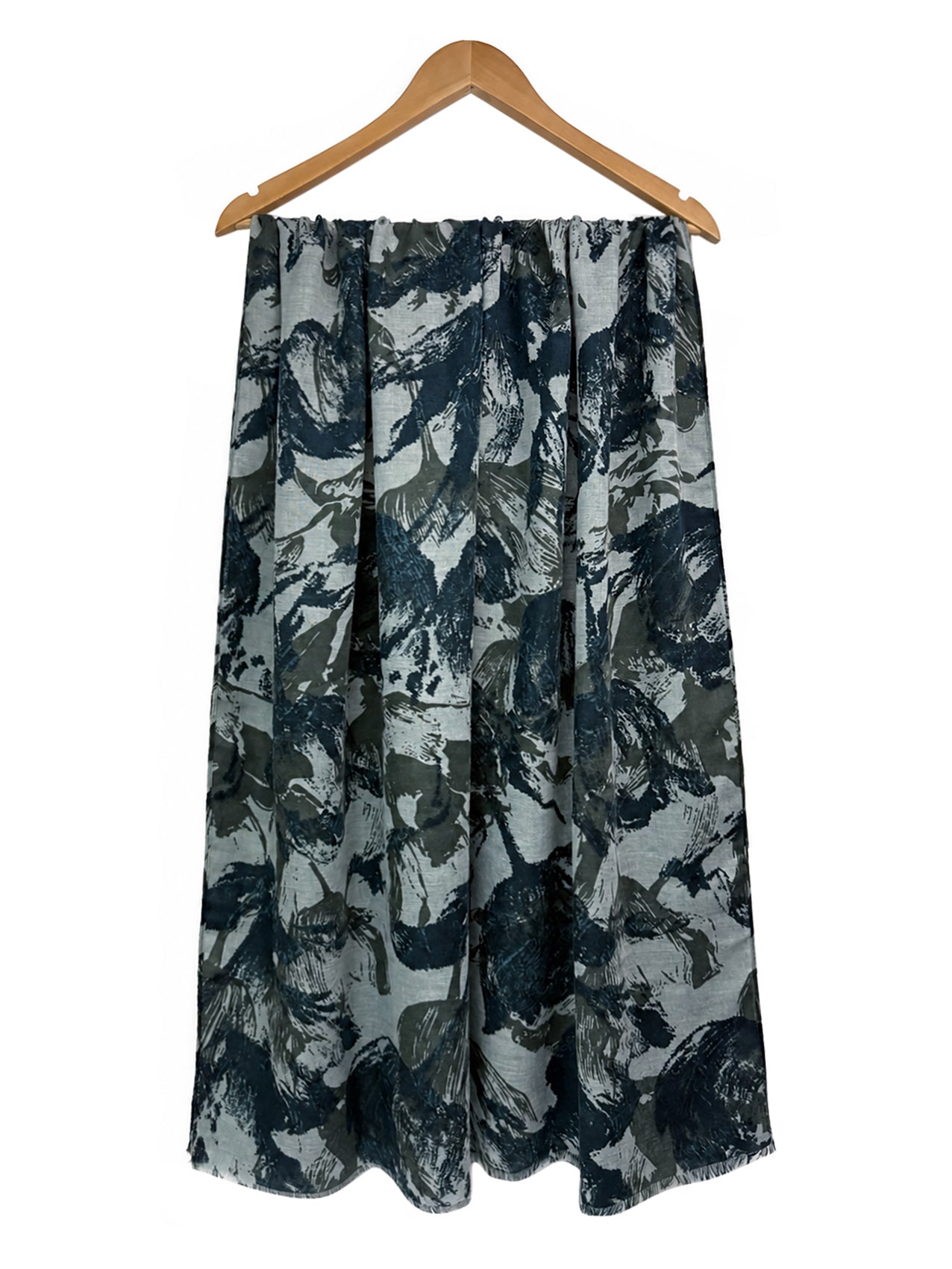 SF26090-423 Expressive Floral Print Scarf