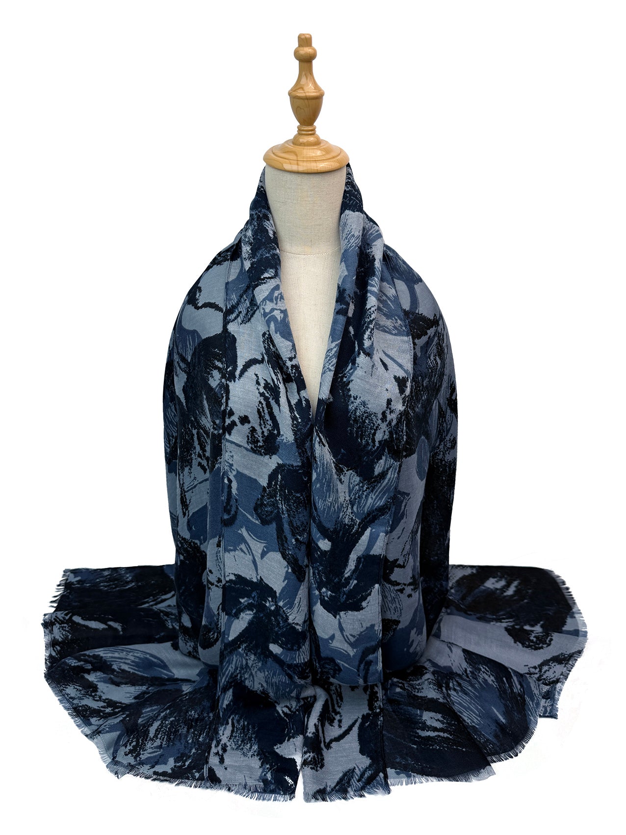 SF26090-423 Expressive Floral Print Scarf