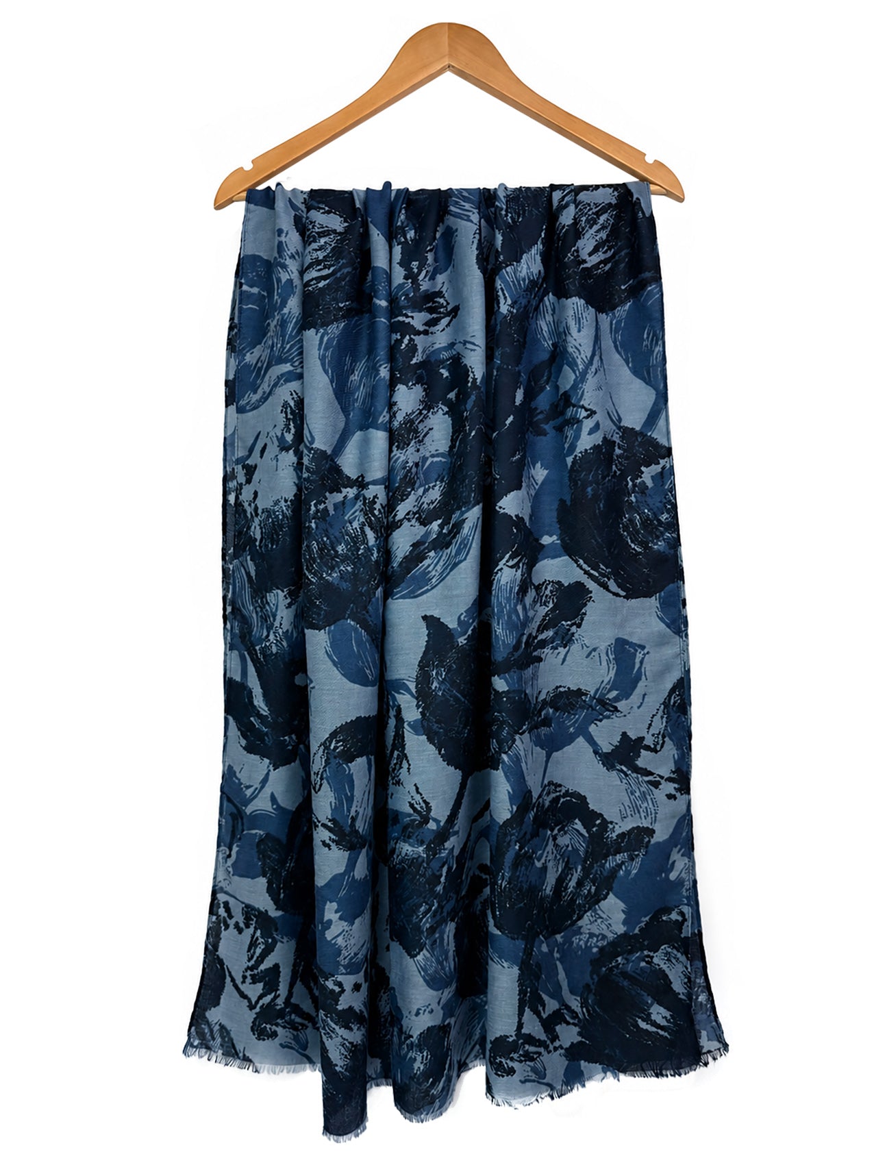 SF26090-423 Expressive Floral Print Scarf