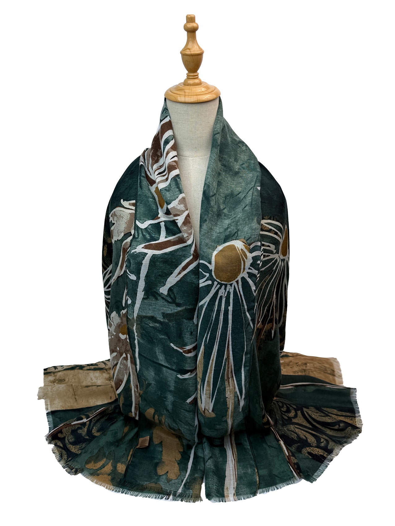 SF26090-425 Statement Abstract Print Scarf
