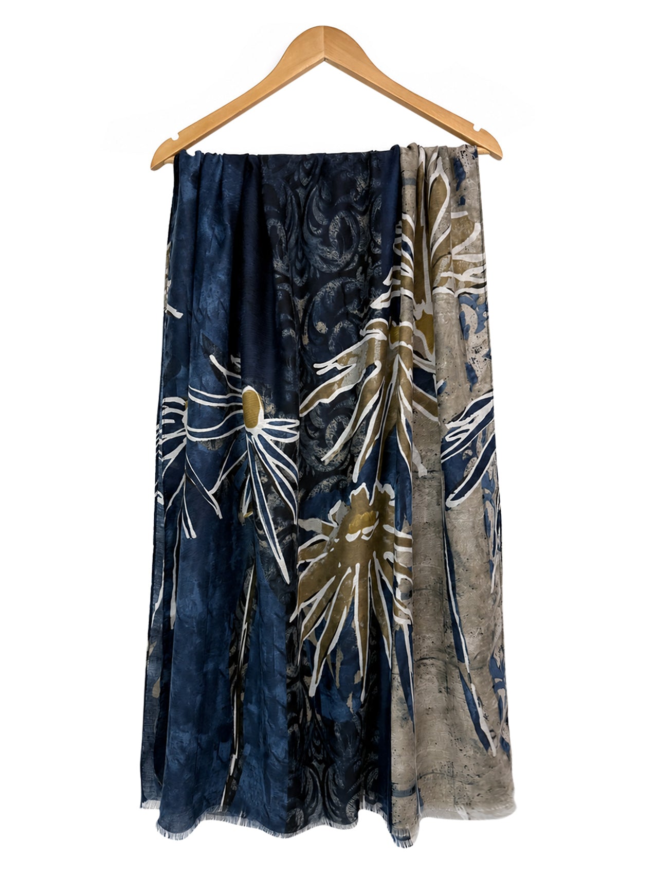SF26090-425 Statement Abstract Print Scarf