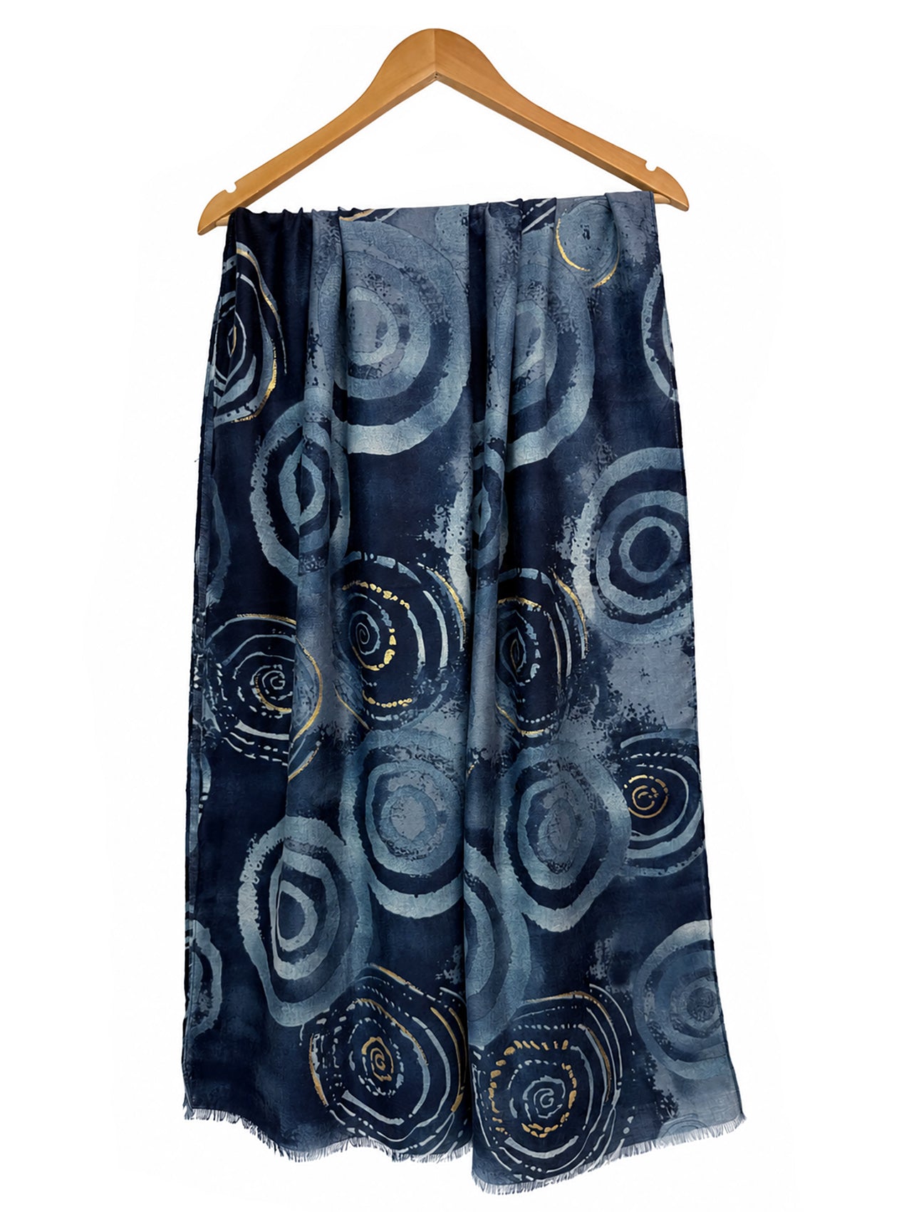 SF26105-426 Abstract Swirl Print Scarf