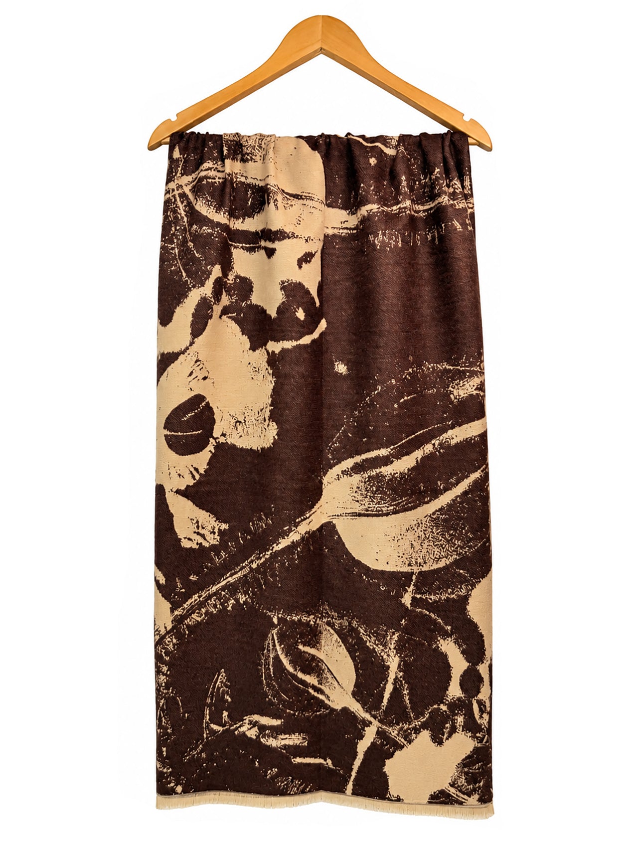 SF26115-430 Abstract Nature Print Scarf