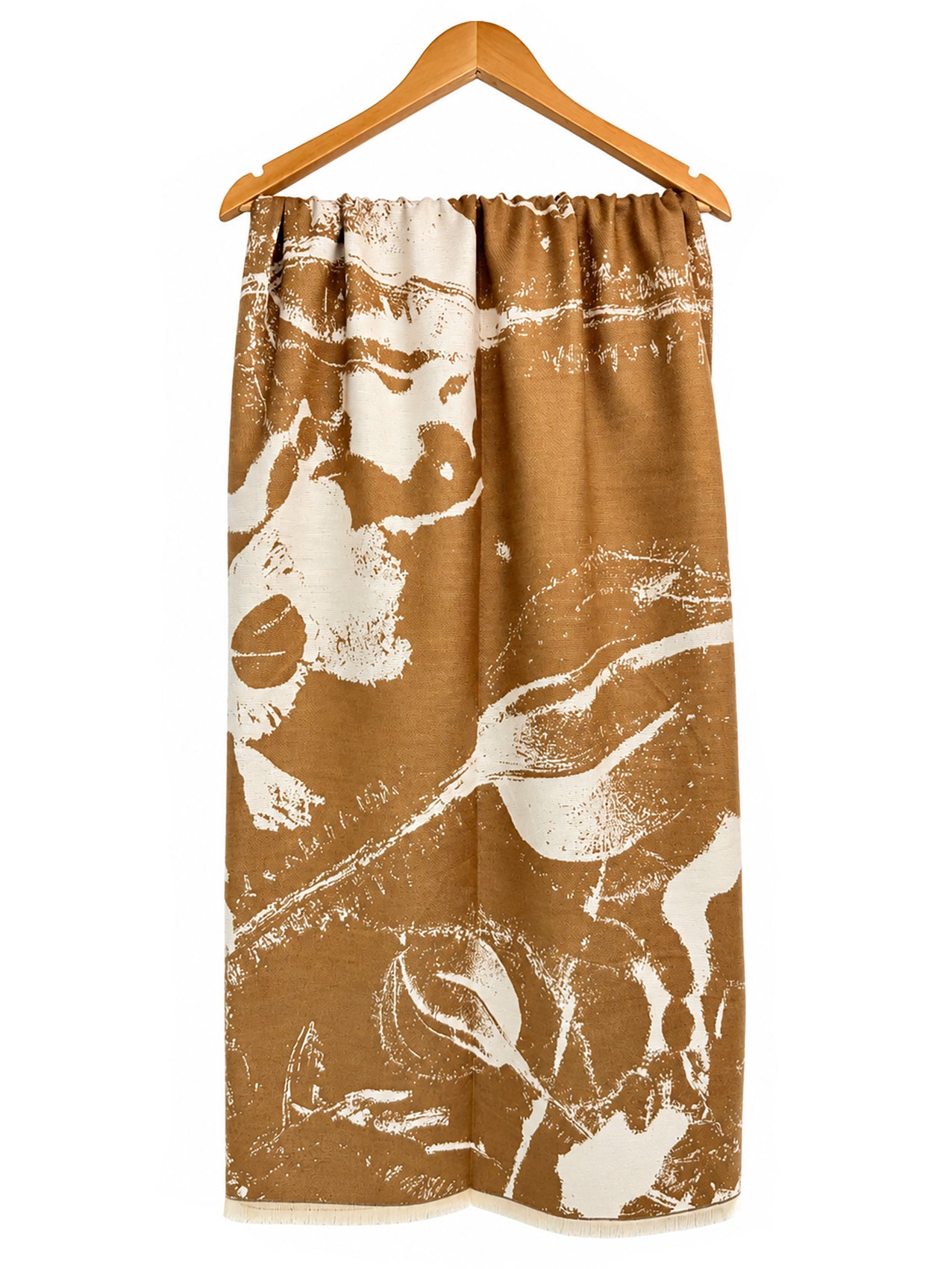 SF26115-430 Abstract Nature Print Scarf