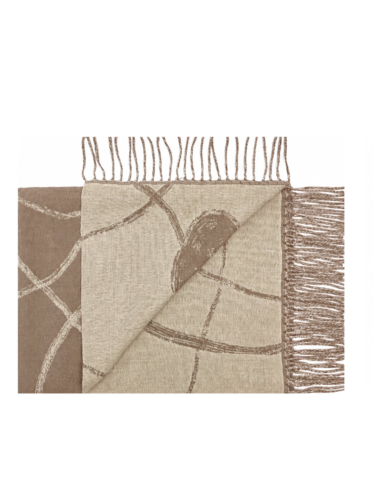 SF26120-432 Linear Bloom Print Scarf