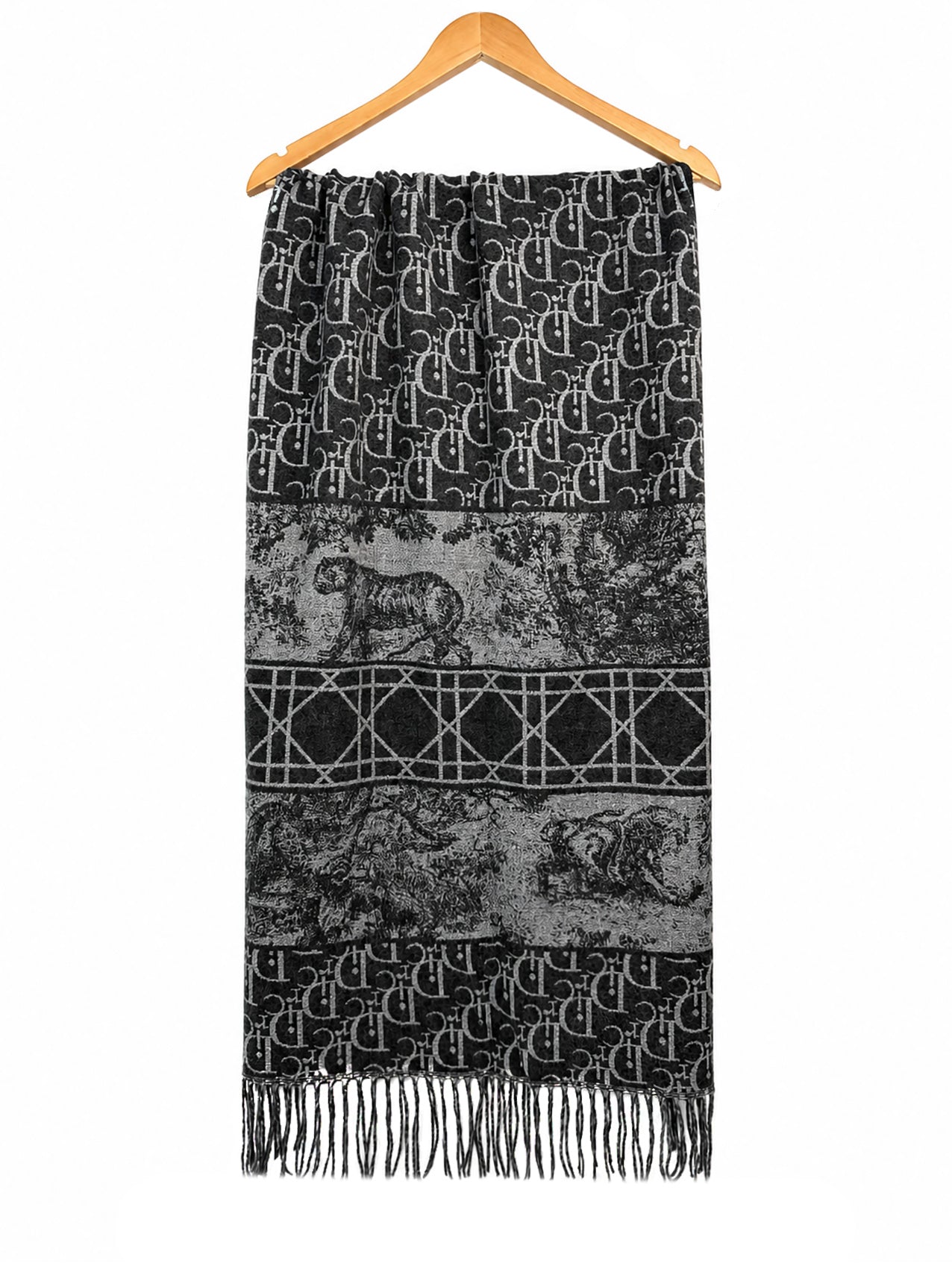 SF26120-434 Heritage Equestrian Print Scarf