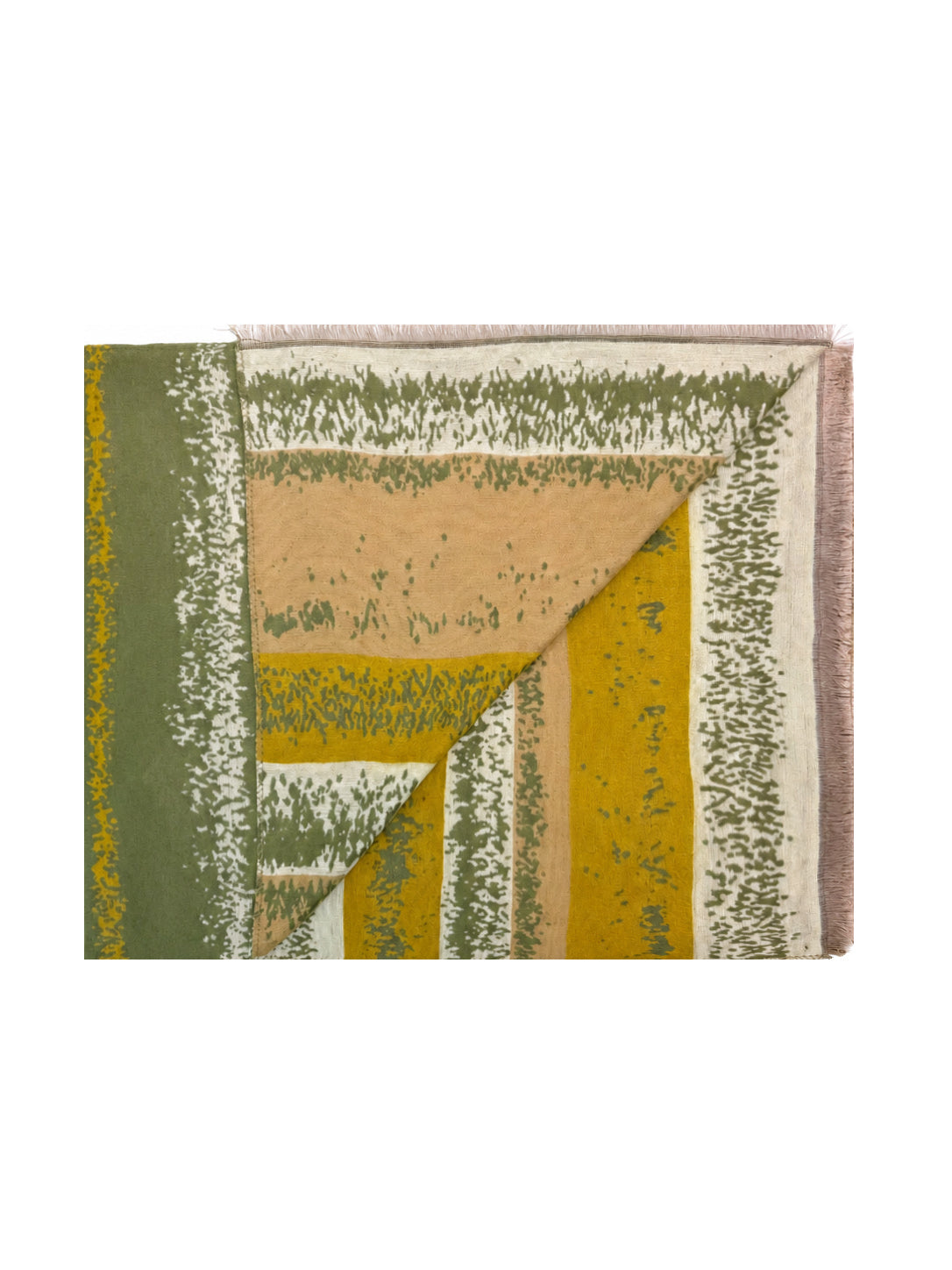 SF26125-438 Colourful Stripes Print Scarf