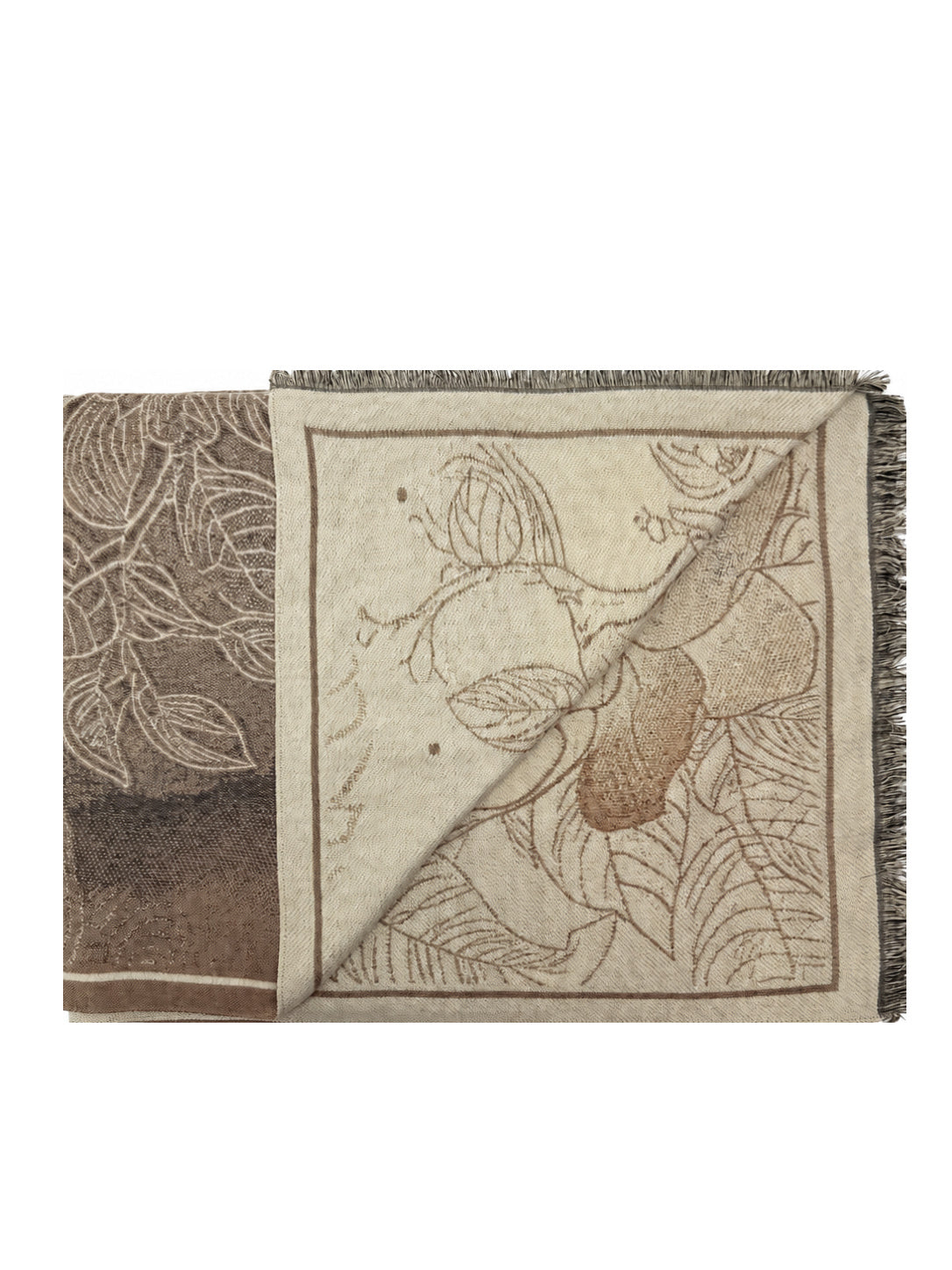 SF26125-439 Floral Print Reversible Scarf