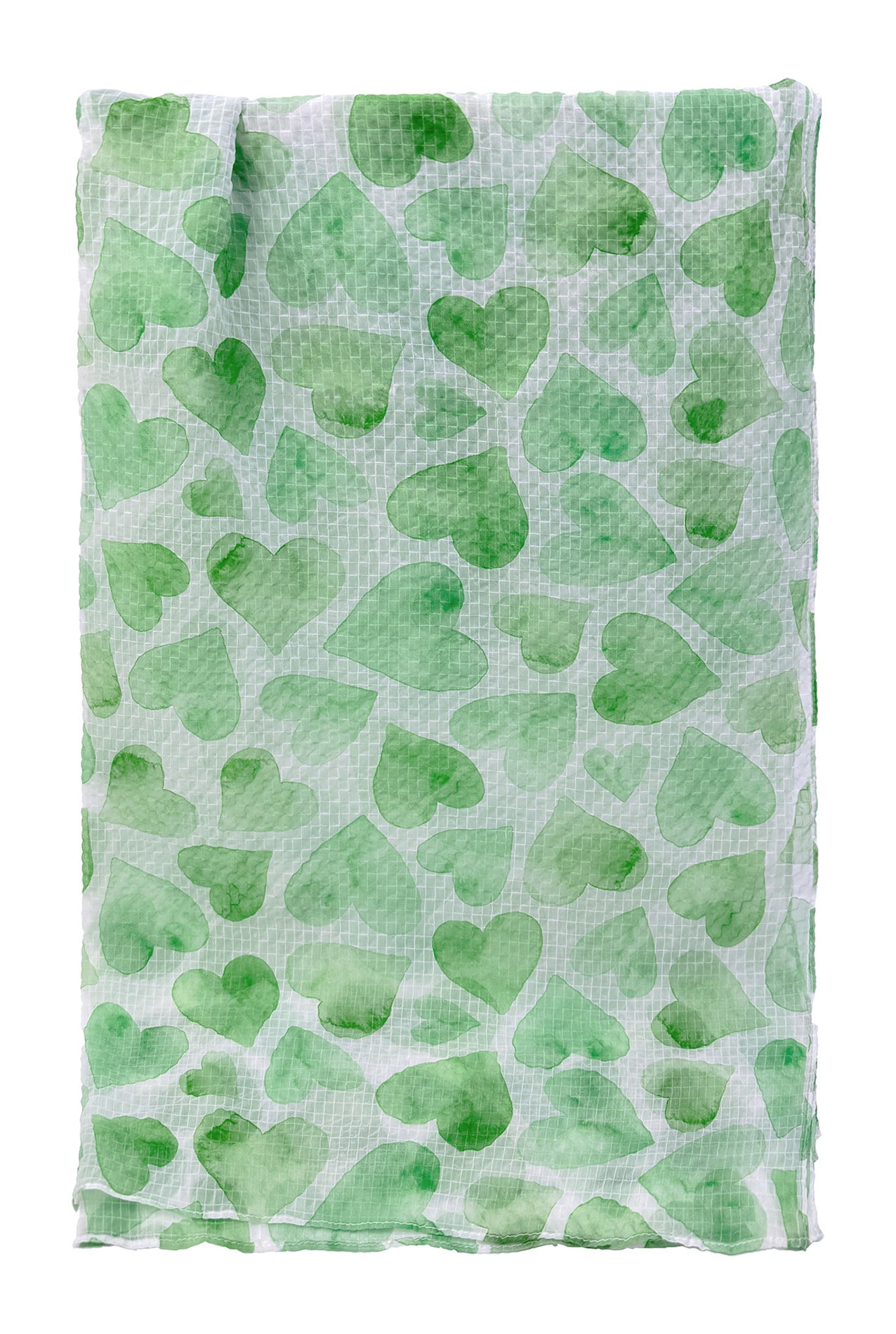 SF26140-361 Hearts Print Cotton Mix Scarf