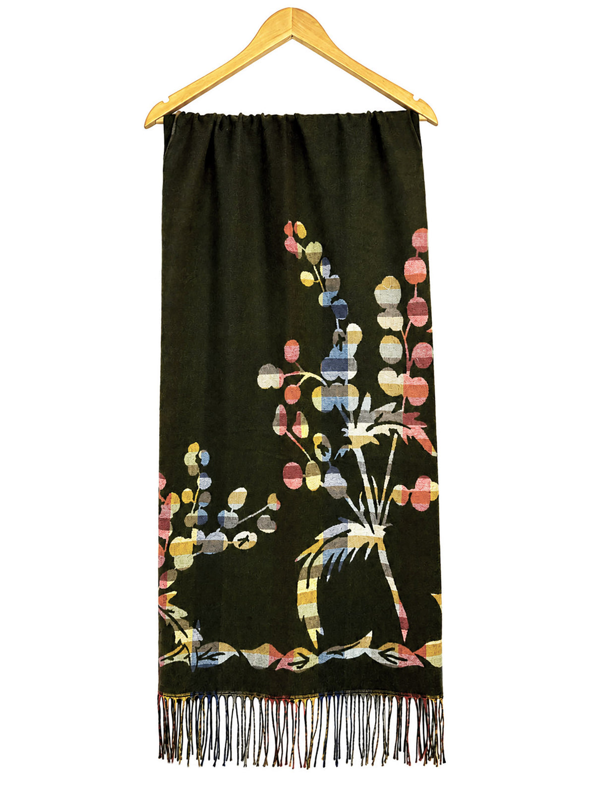 SF26140-429 Colourful Floral Print Scarf