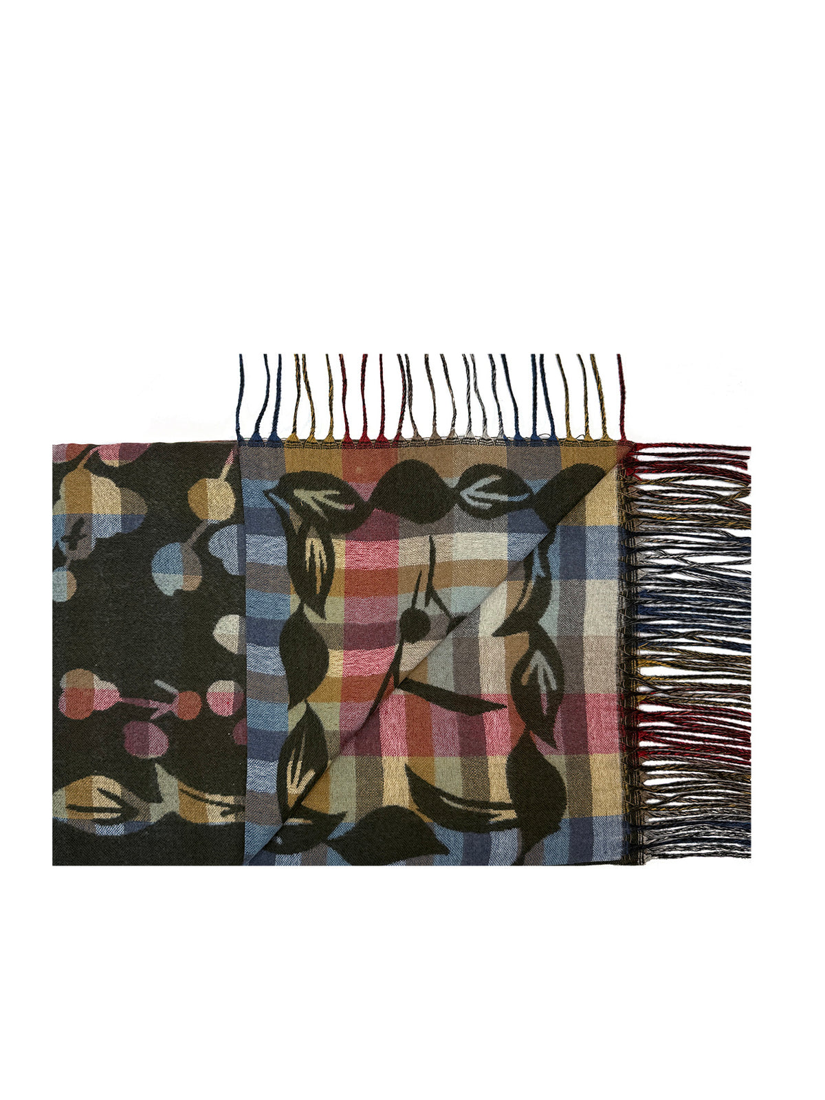SF26140-429 Colourful Floral Print Scarf