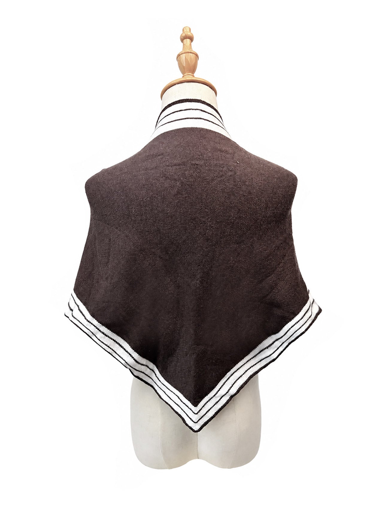 SF26145-436 Varsity Stripe Triangle Scarf