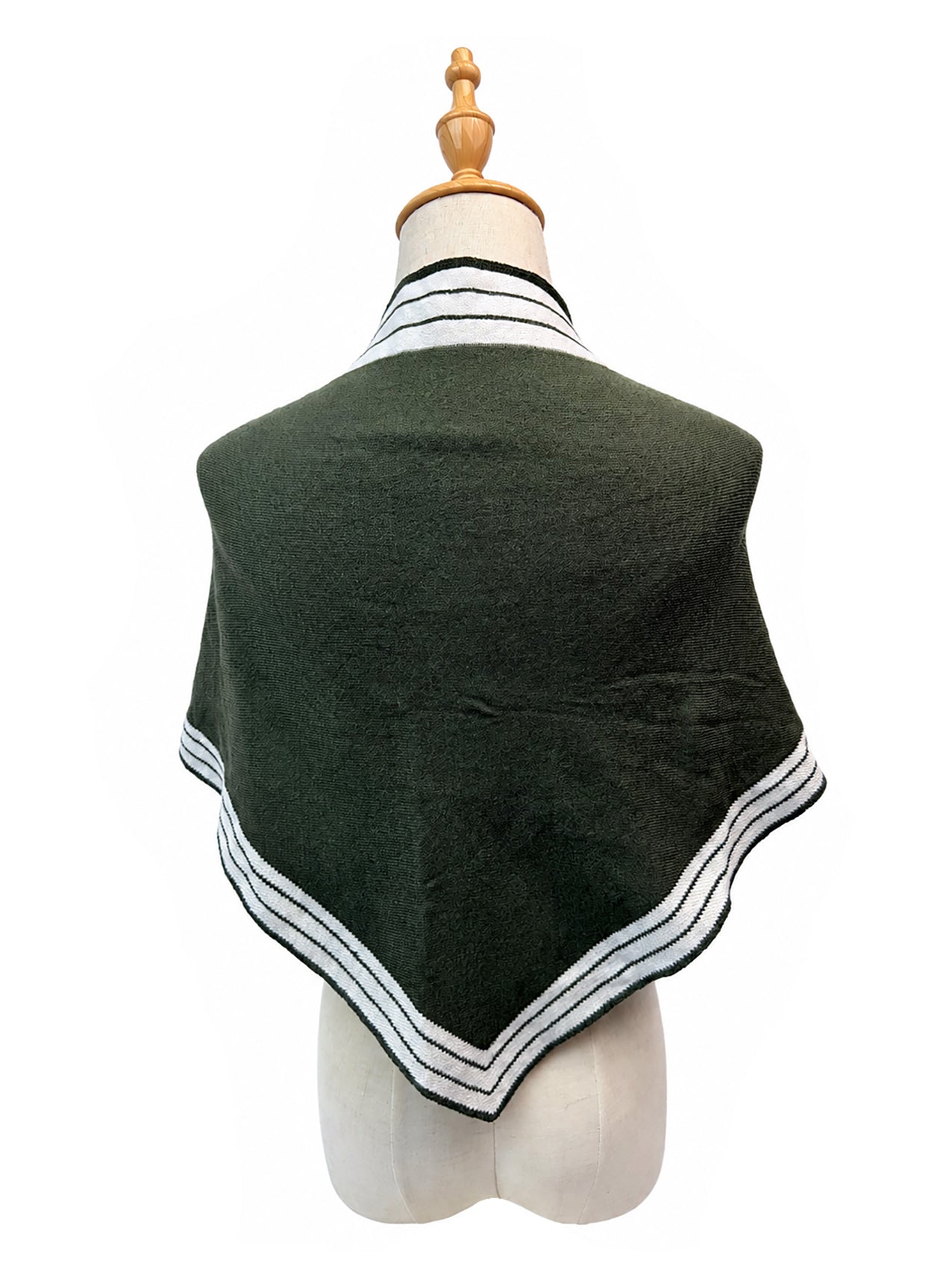 SF26145-436 Varsity Stripe Triangle Scarf