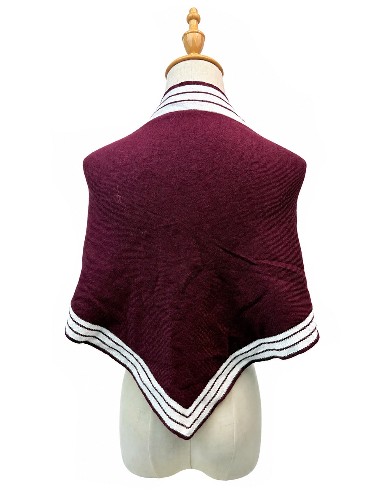 SF26145-436 Varsity Stripe Triangle Scarf