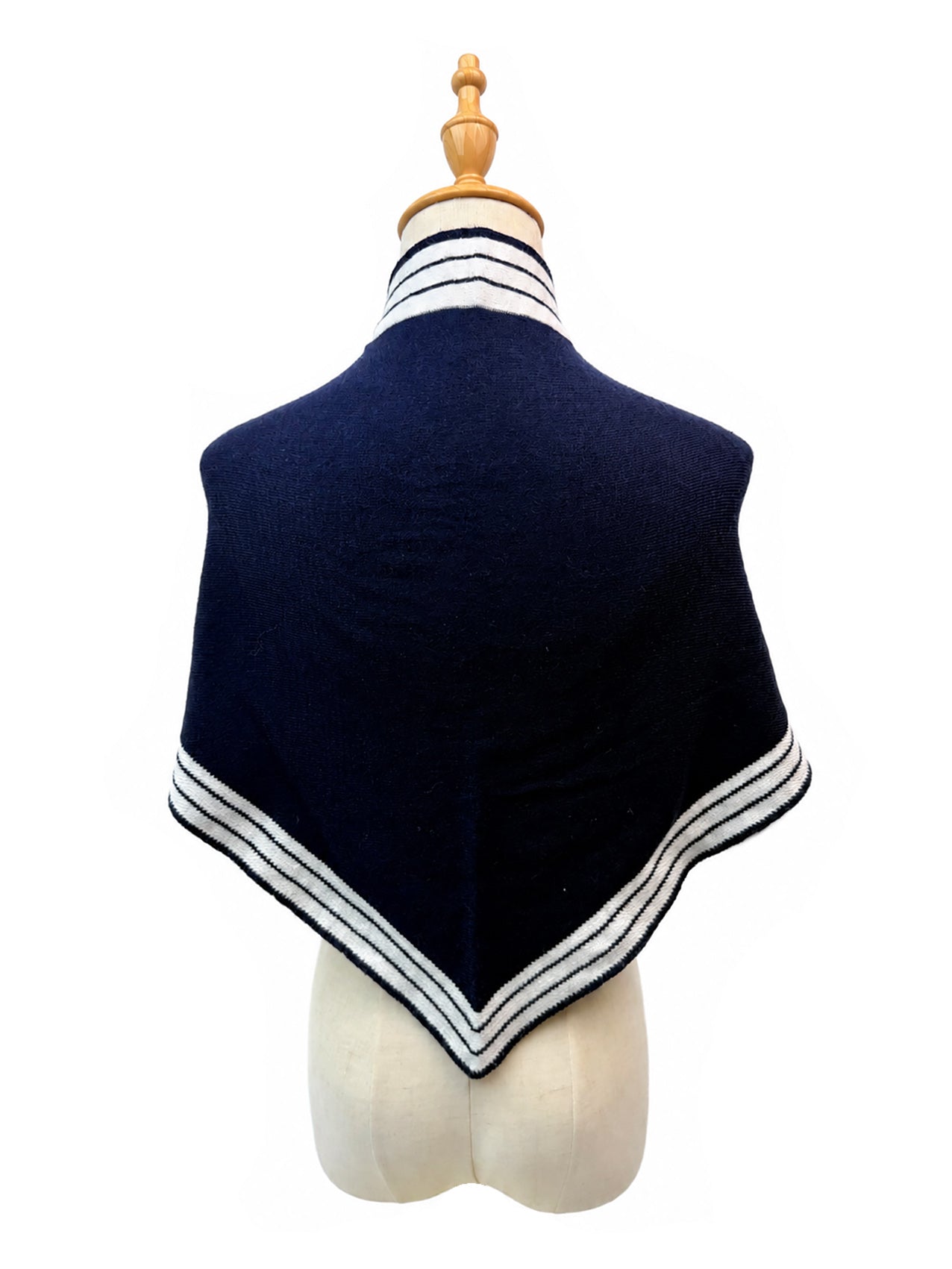 SF26145-436 Varsity Stripe Triangle Scarf
