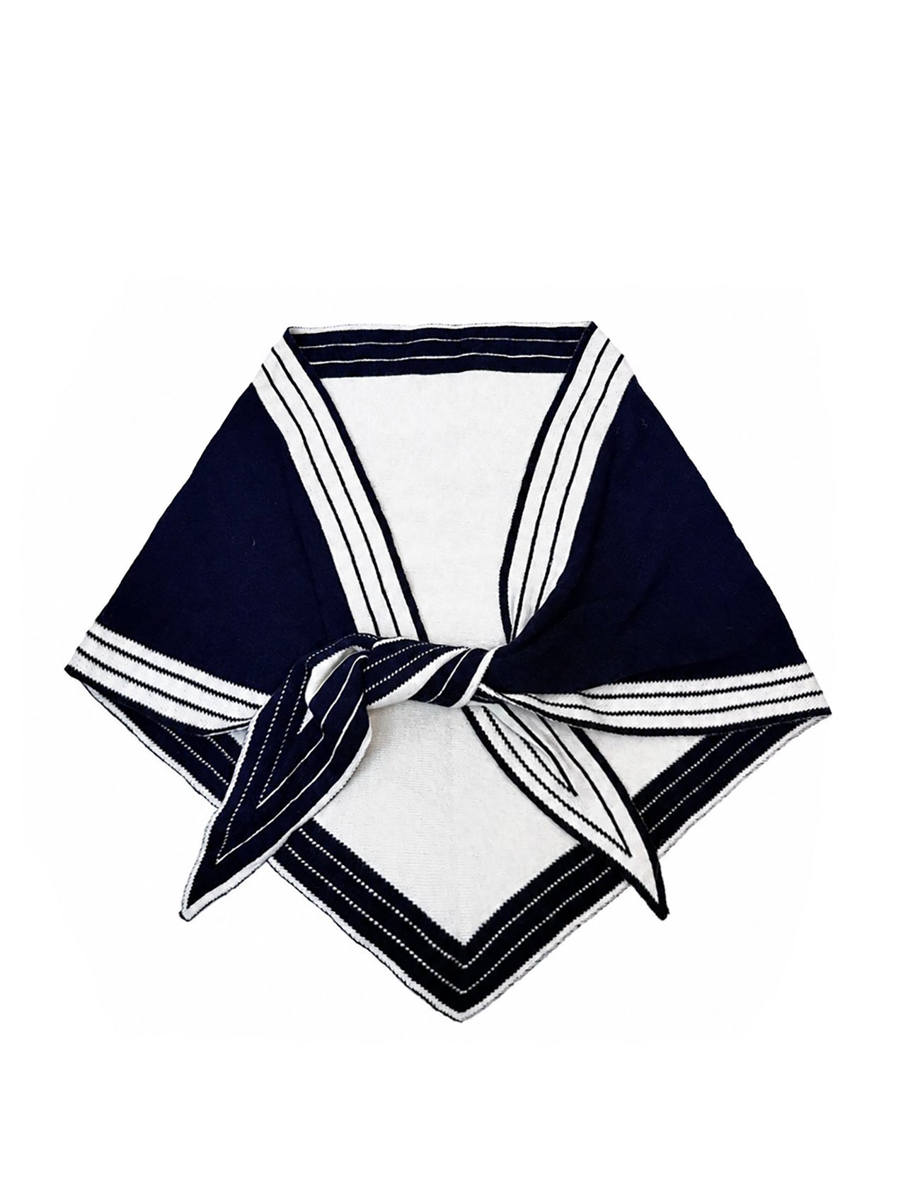 SF26145-436 Varsity Stripe Triangle Scarf