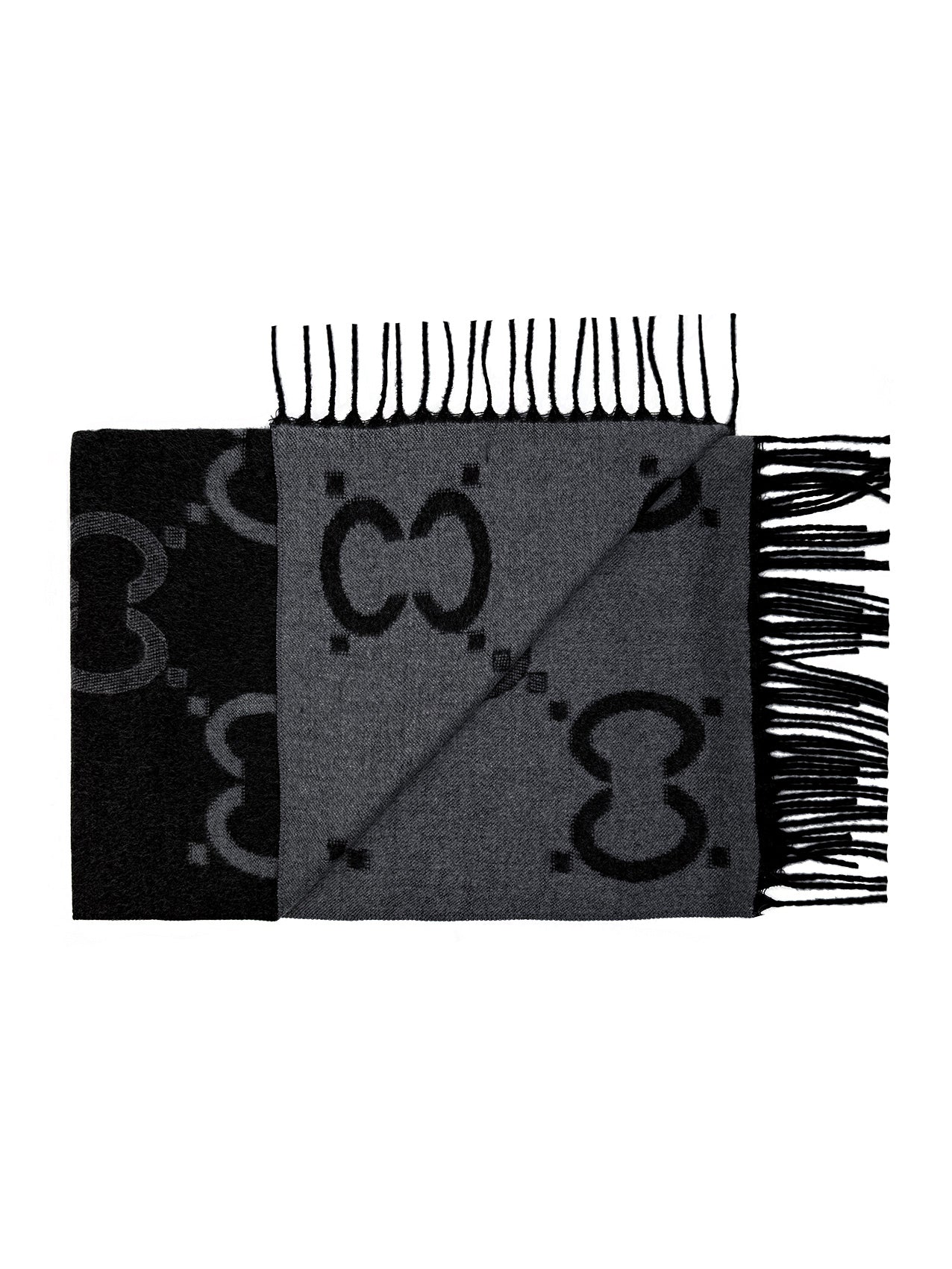 SF26150-433 Monogram Chain Print Scarf