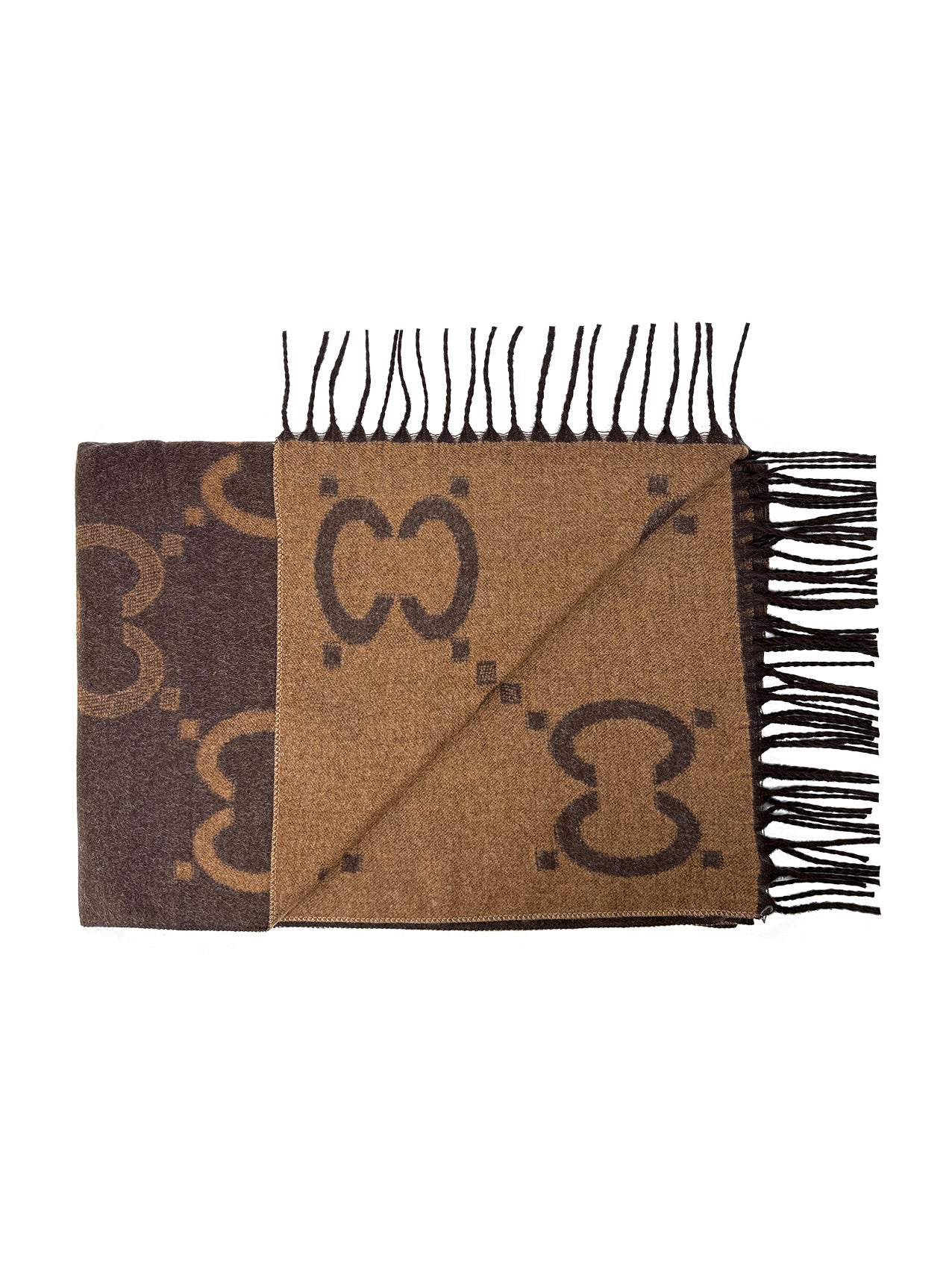 SF26150-433 Monogram Chain Print Scarf