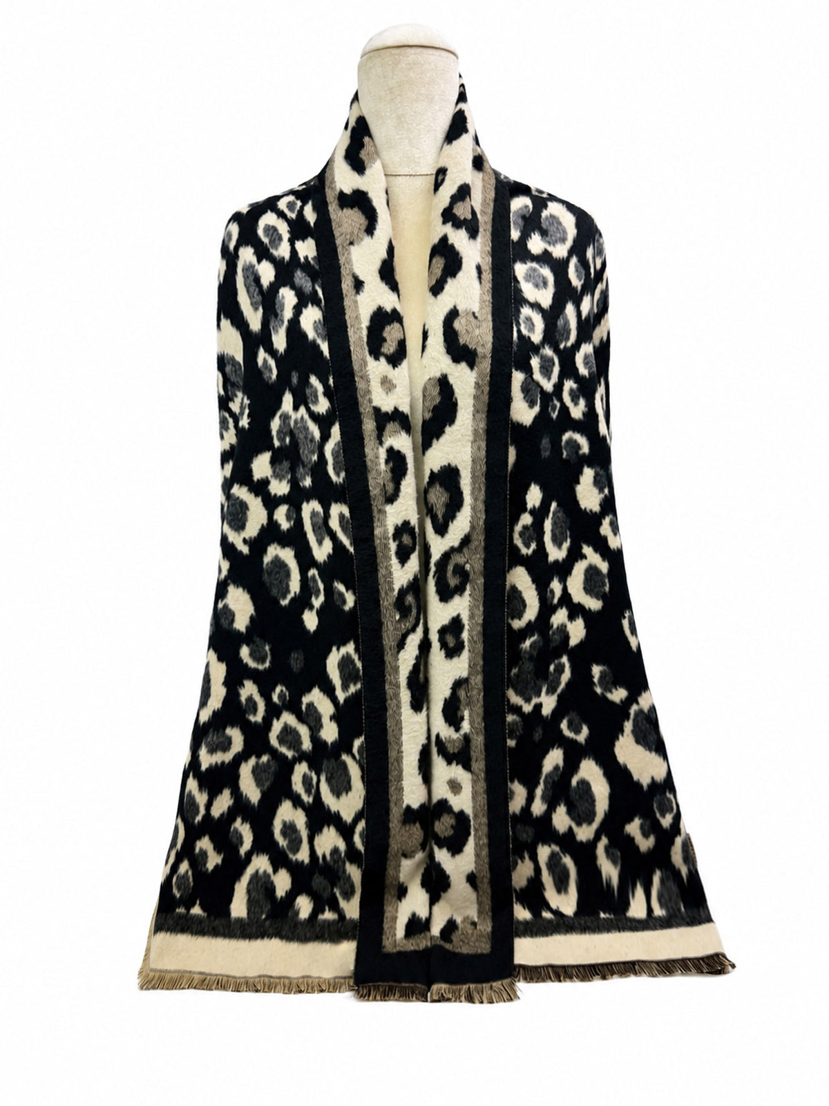 SF26150-440 Leopard Print Scarf