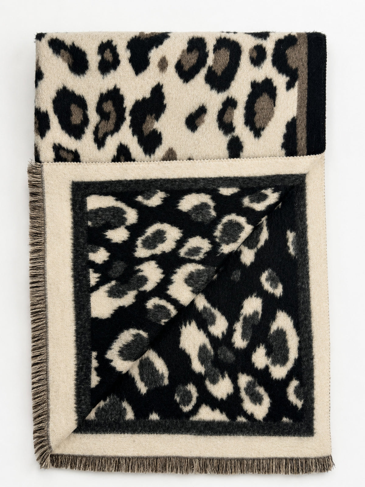 SF26150-440 Leopard Print Scarf