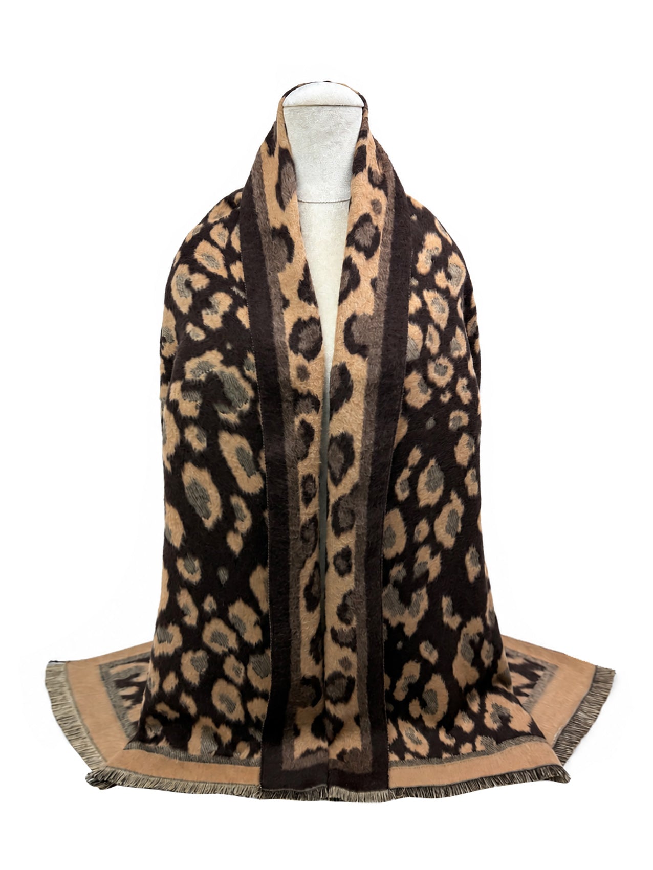 SF26150-440 Leopard Print Scarf