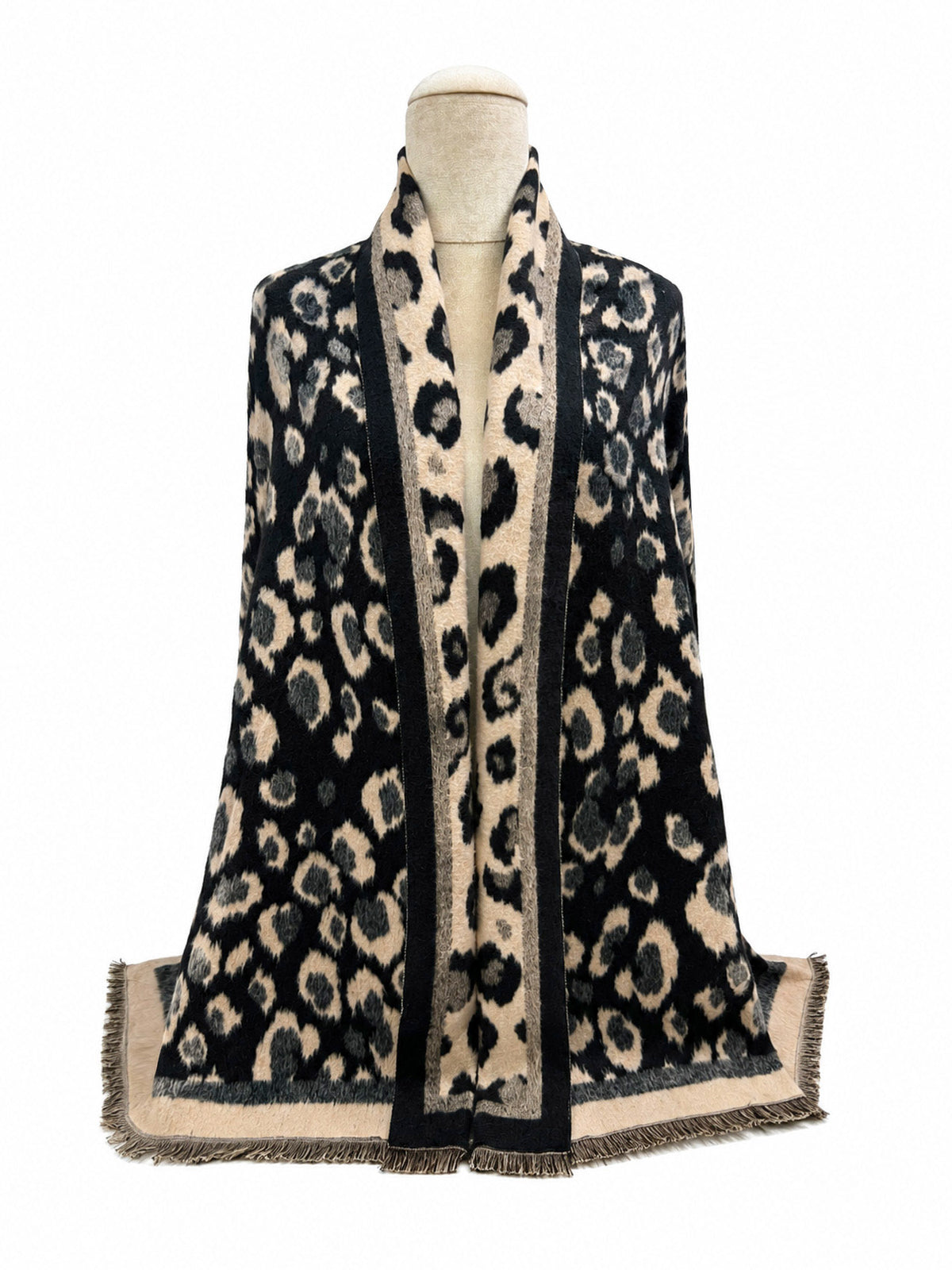 SF26150-440 Leopard Print Scarf