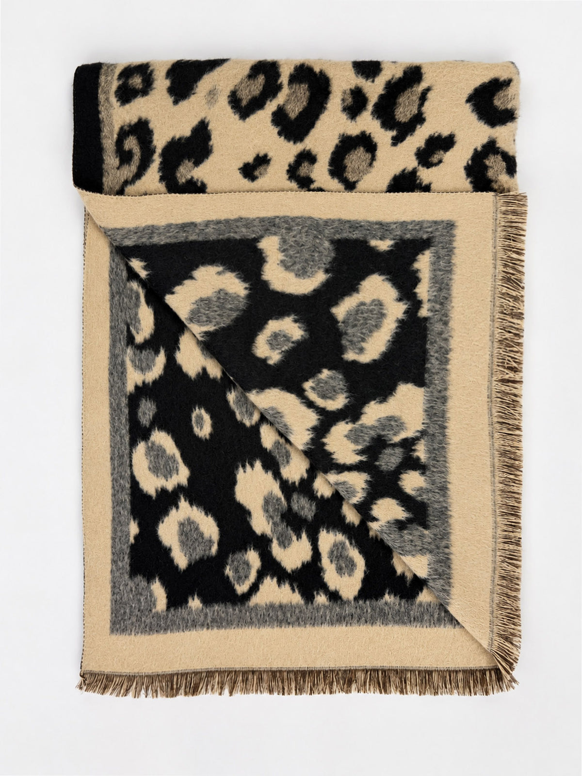 SF26150-440 Leopard Print Scarf