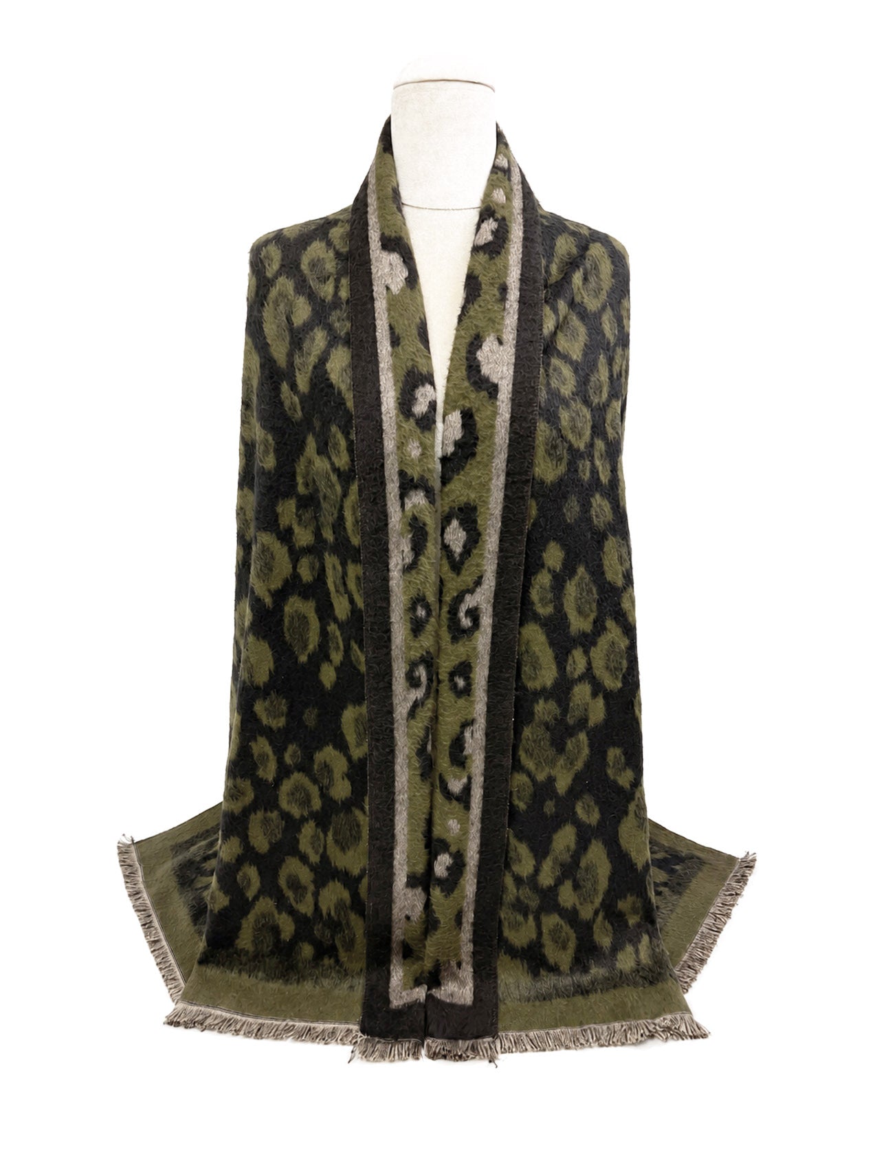 SF26150-440 Leopard Print Scarf