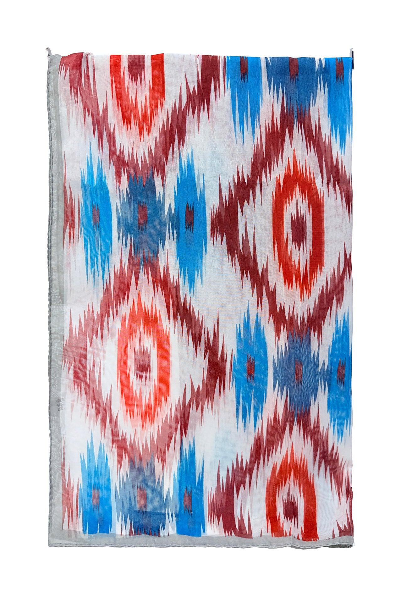 SF2633-363 Ikat Print Chiffon Scarf