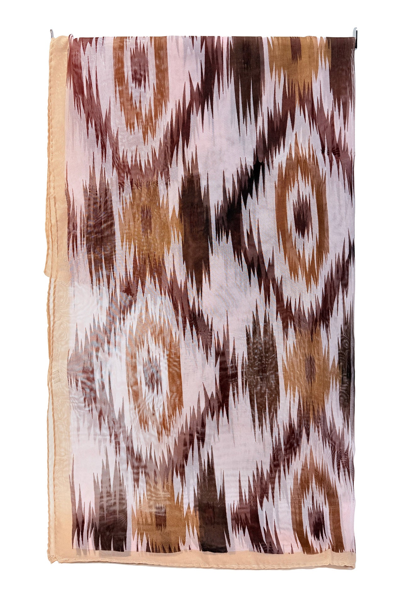 SF2633-363 Ikat Print Chiffon Scarf