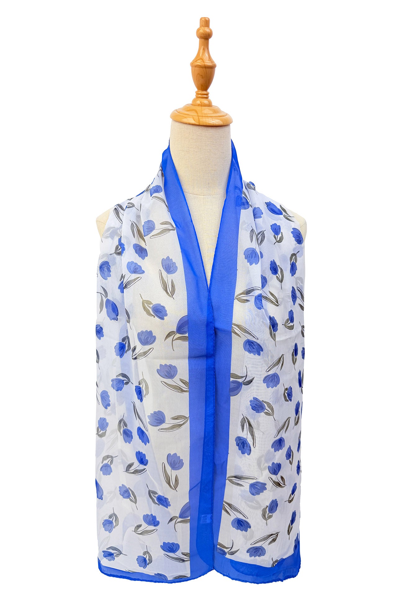 SF2633-364 Tulip Print Chiffon Scarf