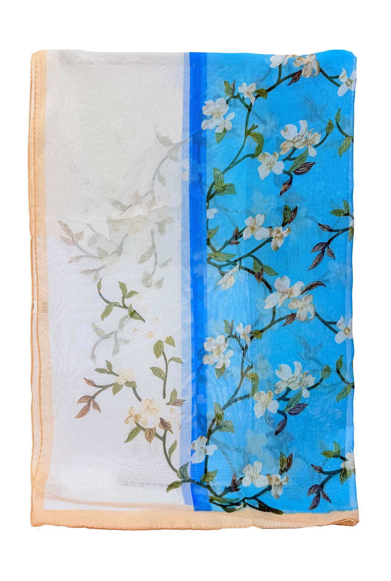 SF2633-366 Cute Floral Chiffon Scarf