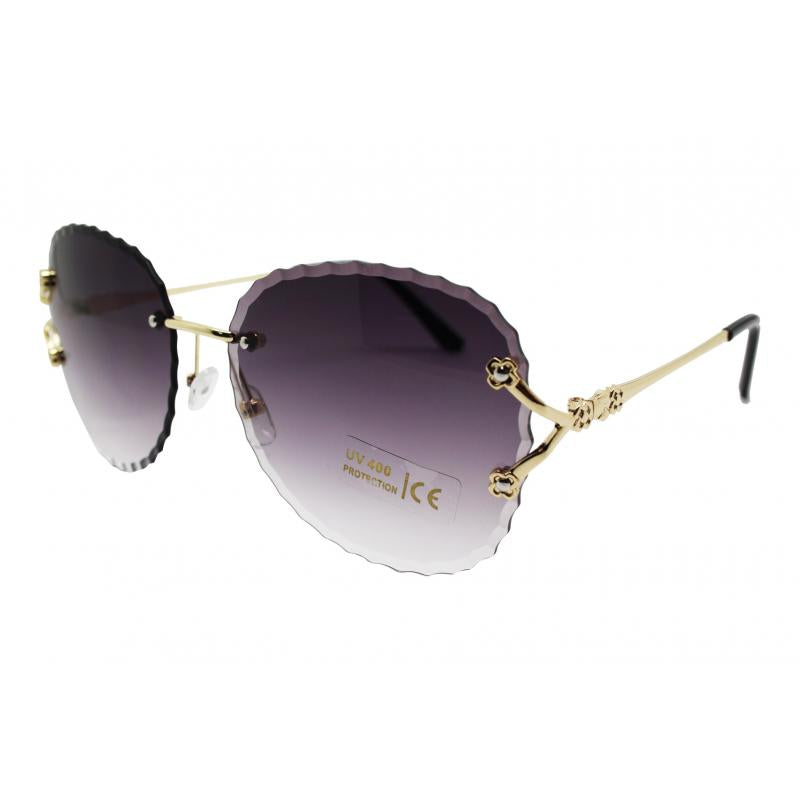 SG2195-296 Ladies Wave Round Sunglasses