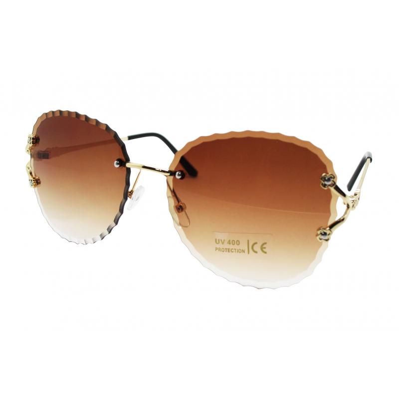 SG2195-296 Ladies Wave Round Sunglasses