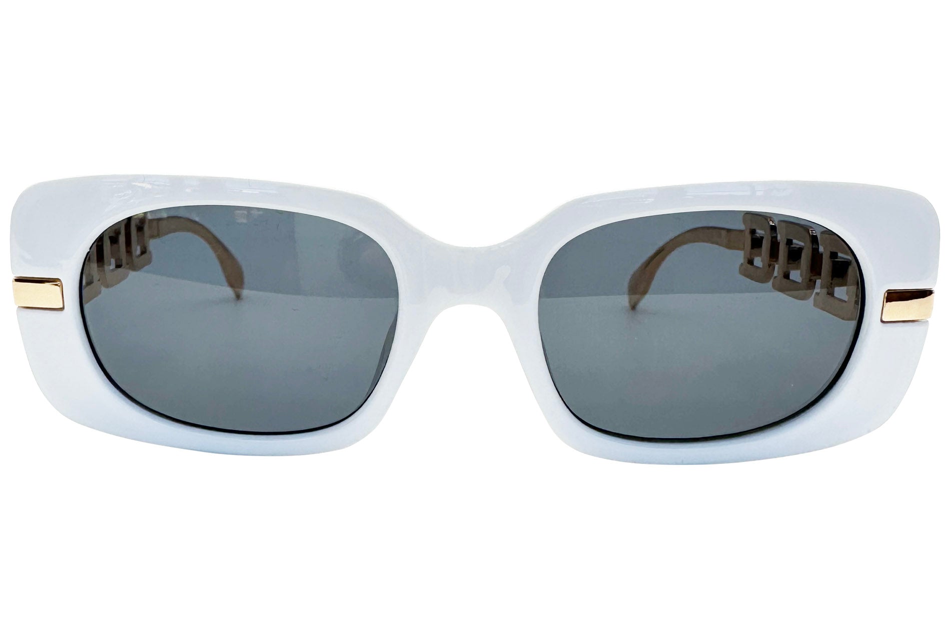 SG2395-55 Thick Rim Sunglasses with Detailed Arms