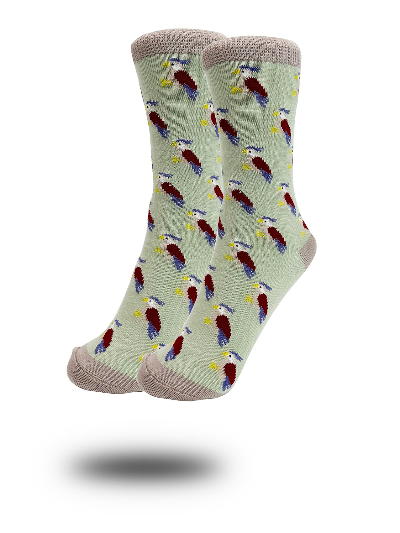 SK-11 Cute Hoopoe Bird Print Bamboo Socks