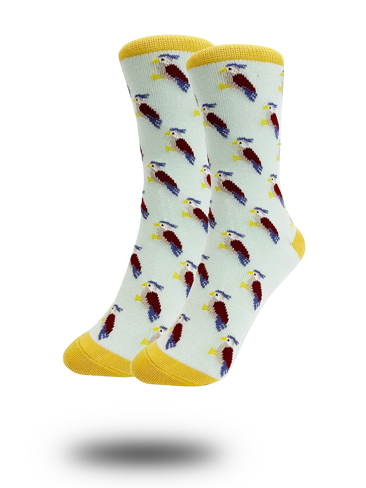 SK-11 Cute Hoopoe Bird Print Bamboo Socks