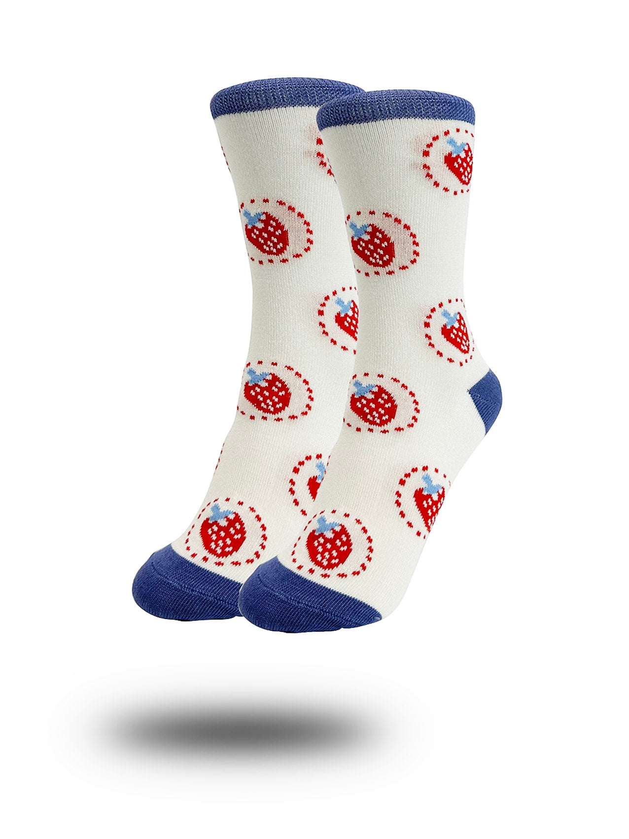 SK-13 Strawberry Print Bamboo Socks